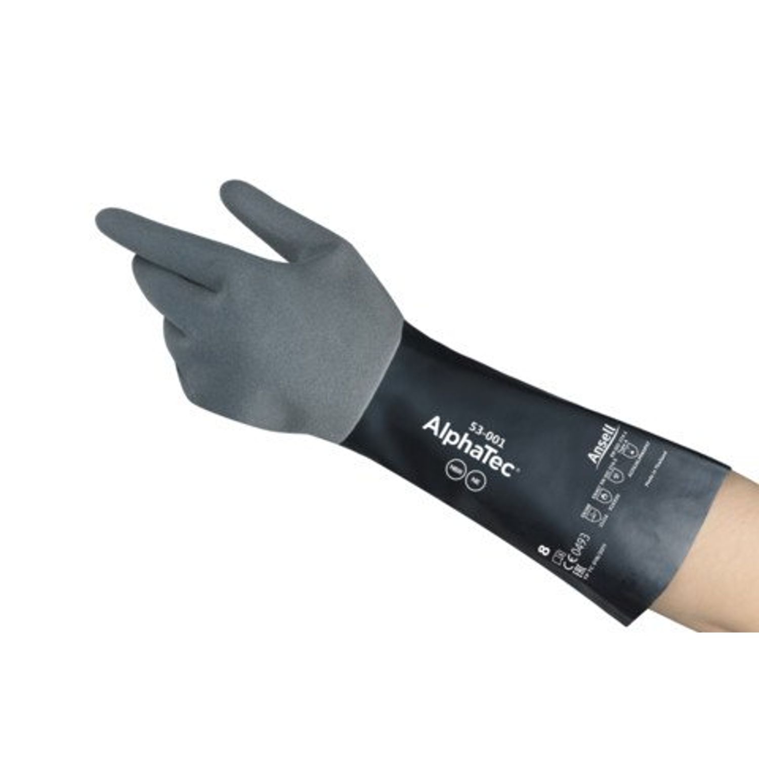 Ansell 53-001 Size 11, 0 Chemical Protection Gloves