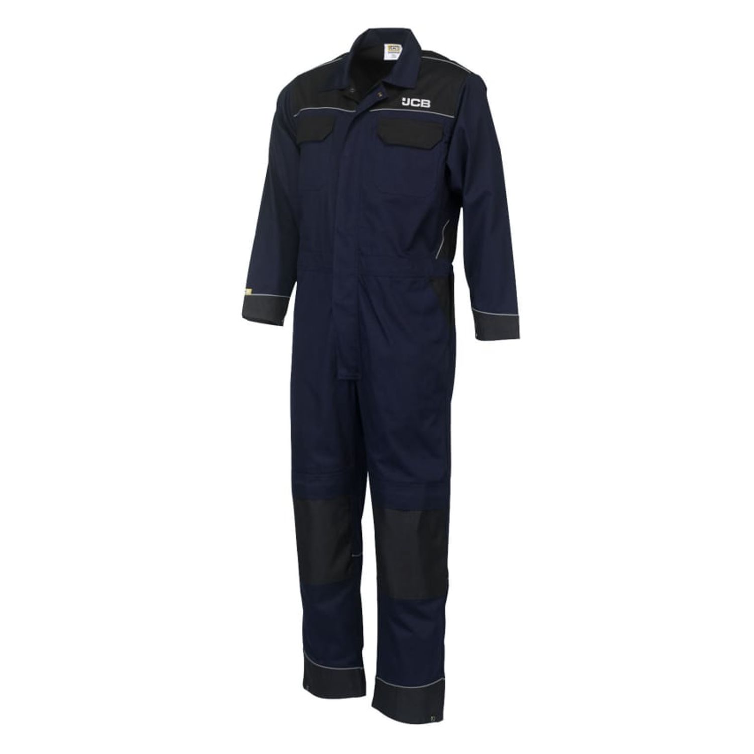JCB Trade Coverall Navy/Black Tall Leg - Size L