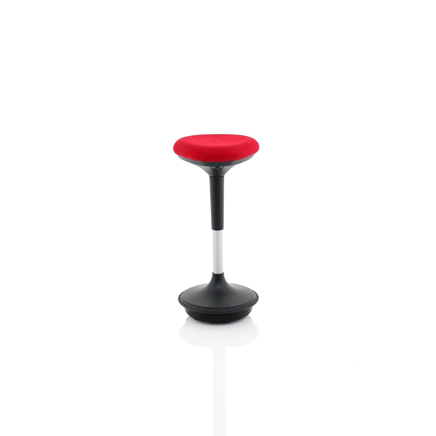 Sittall Sitall Deluxe Stool Red Fabric Seat