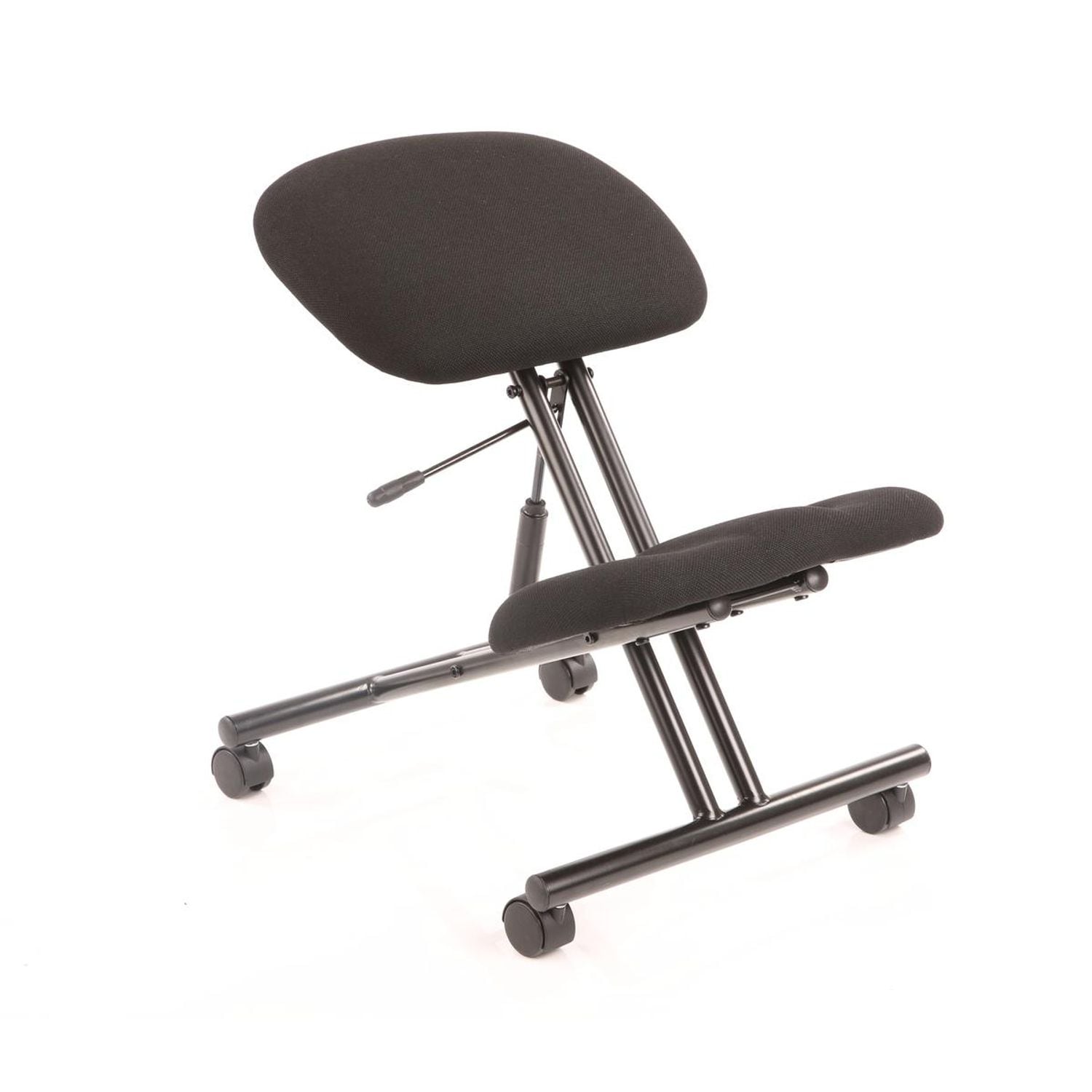 Kneeler Kneeling Stool Black Frame Black Fabric
