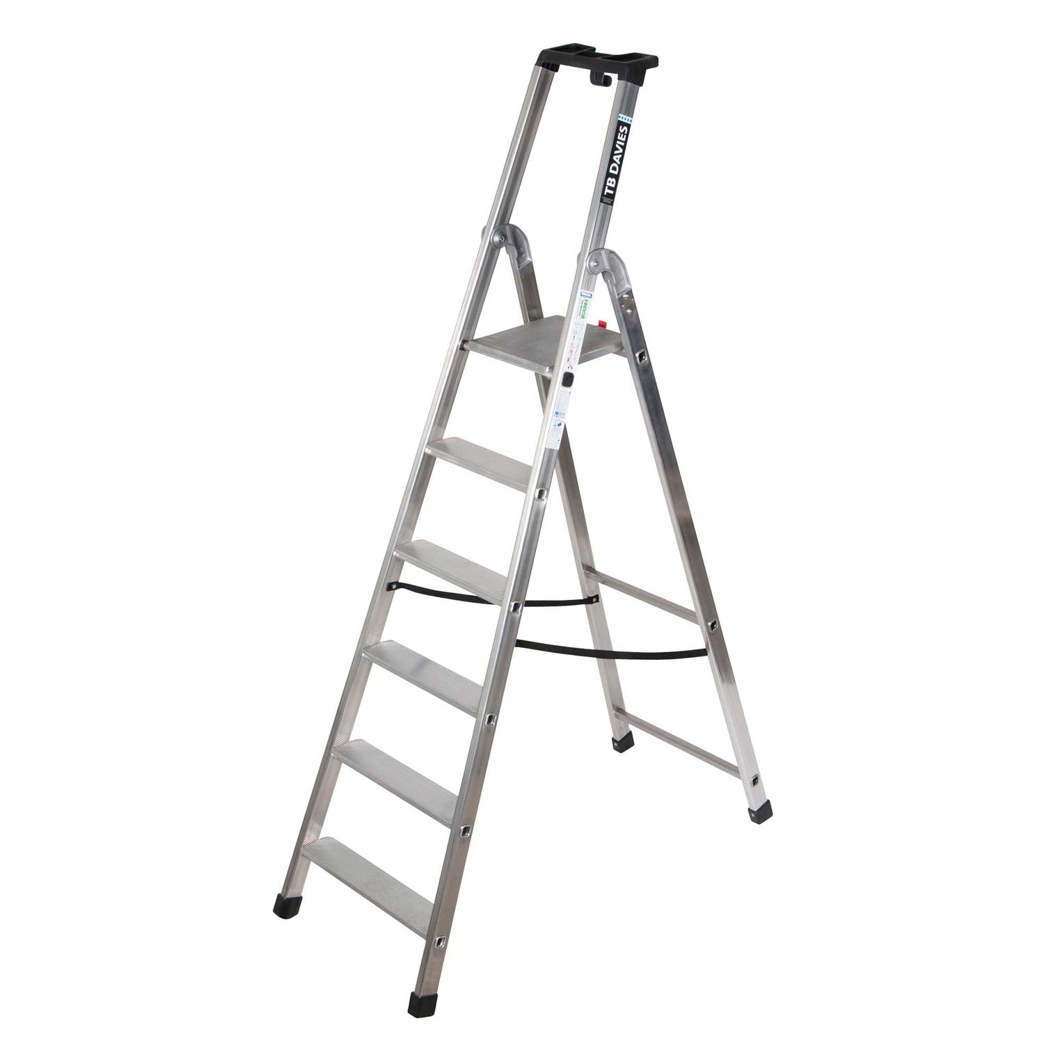 T.B. Davies 8 Tread Heavy-Duty Platform Step Ladder