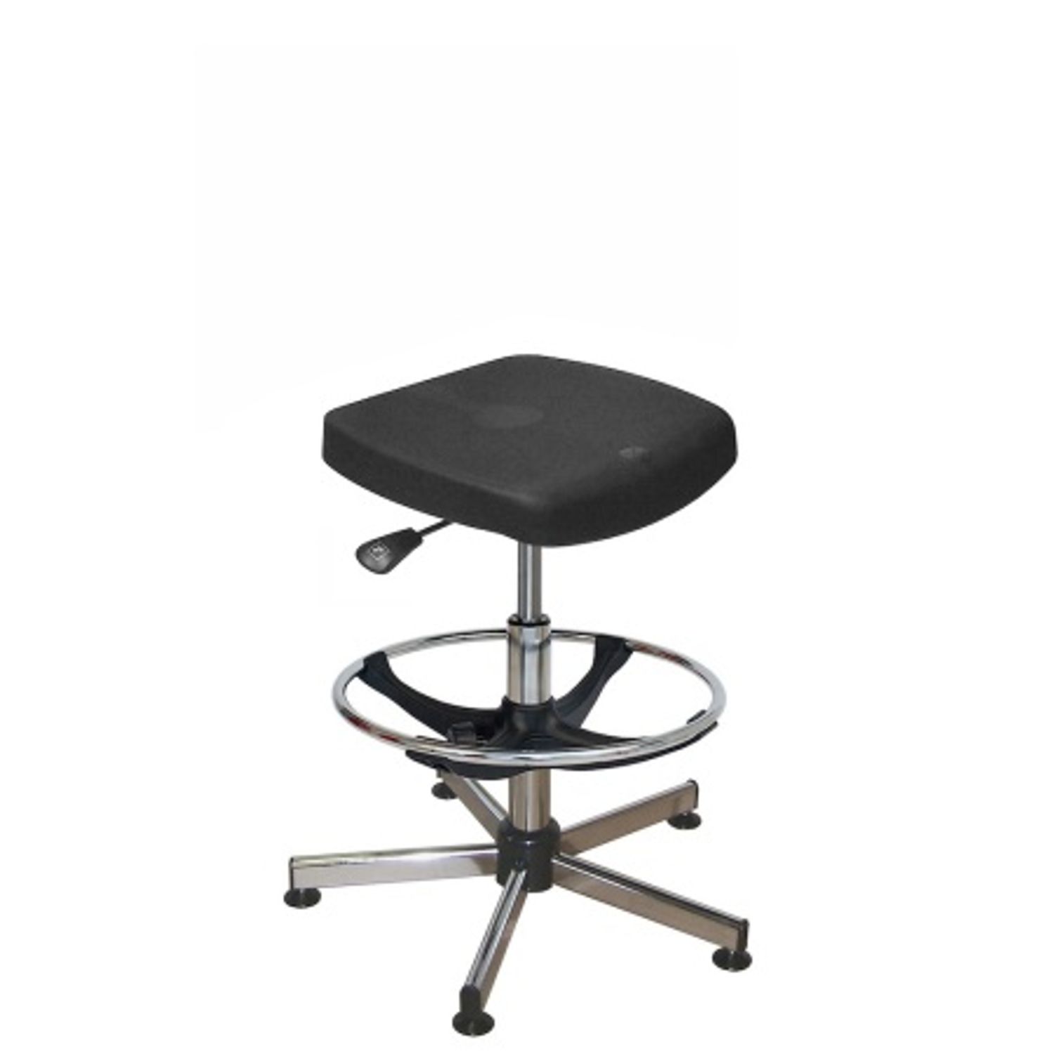 Kango Black PU stand up seat glides + f. rest