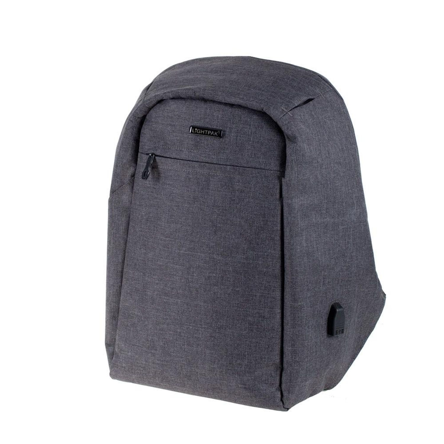 Lightpak Lightpak Safepak Backpack for Laptops up to 15 inch Black