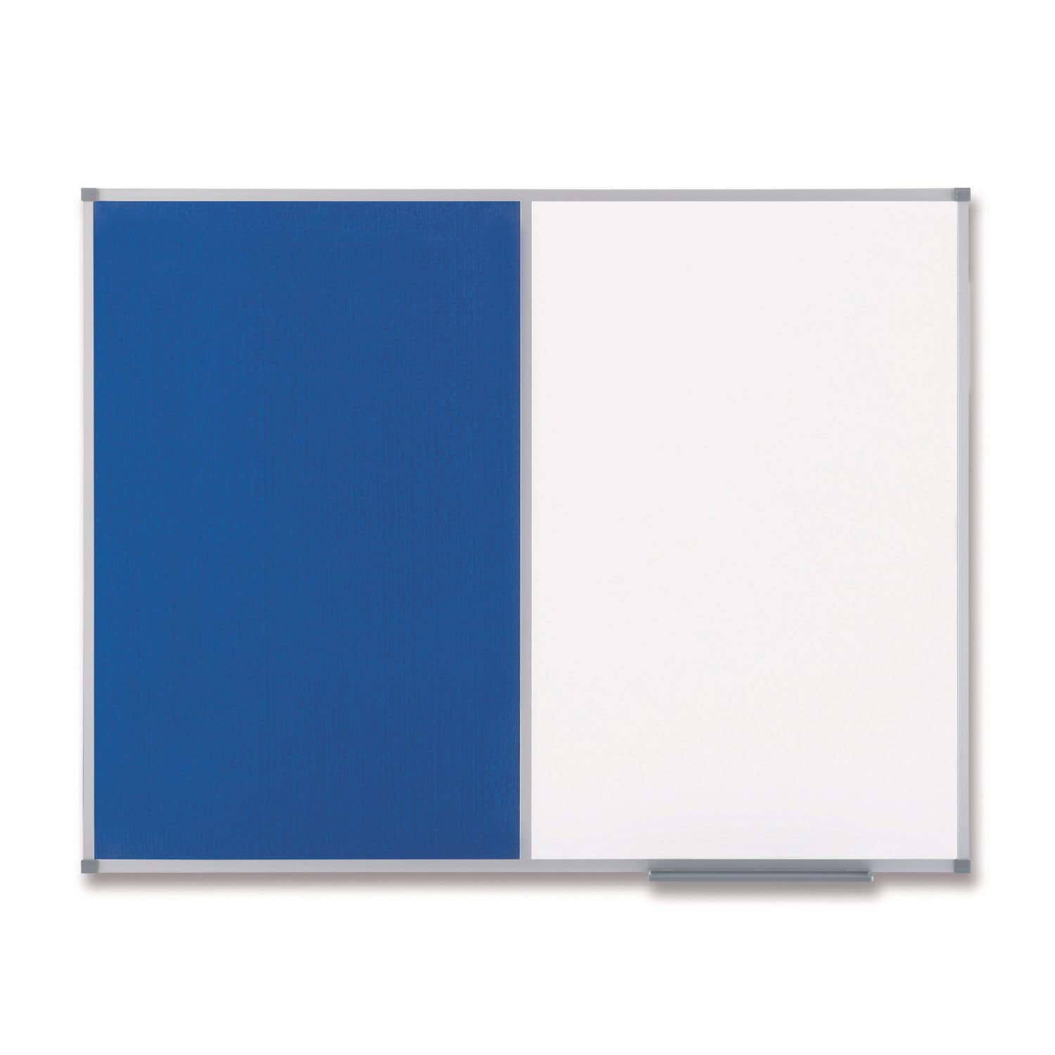 Nobo Nobo Classic Combination Board Blue Felt/Magnetic Whiteboard Aluminium Fram