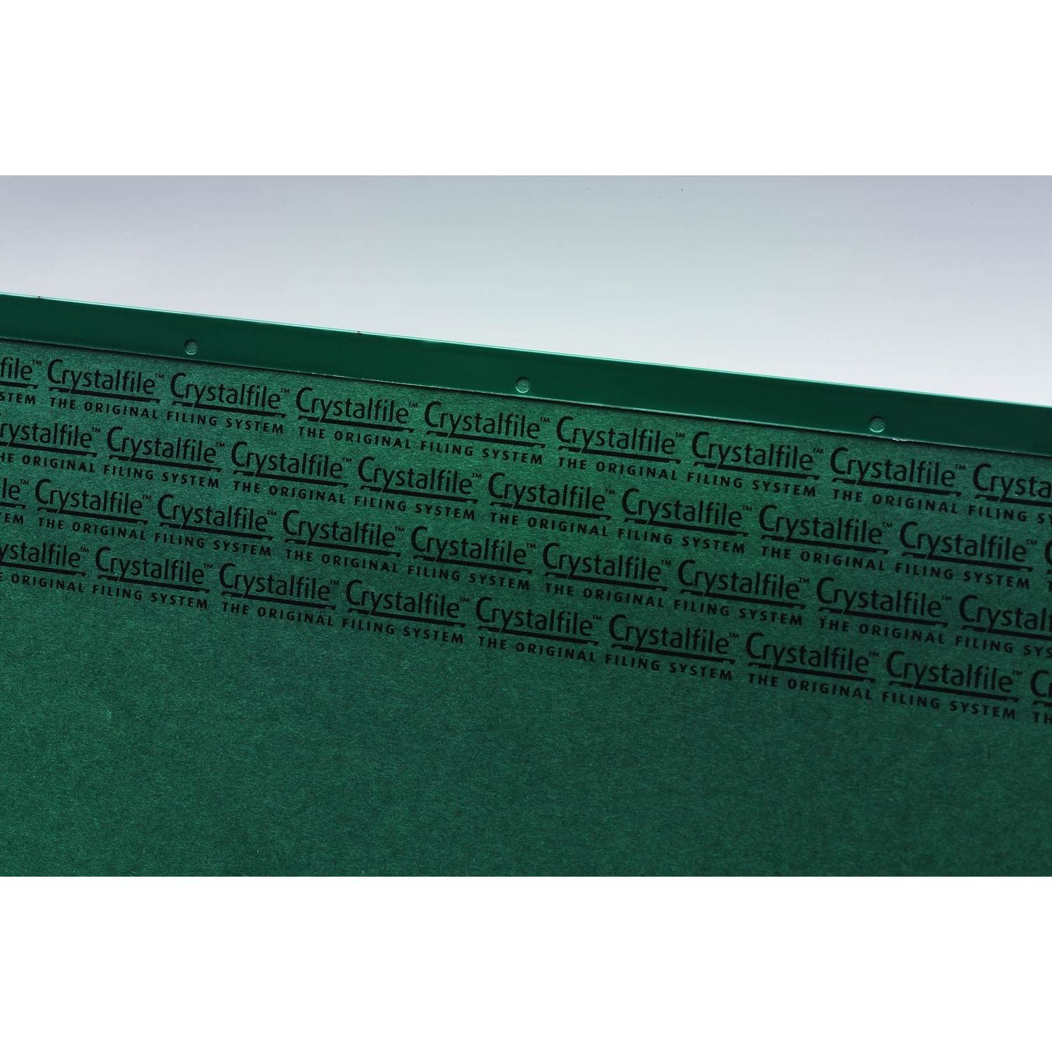 Rexel Rexel Crystalfile Classic A4 Suspension File Manilla 15mm V Base Green (Pa