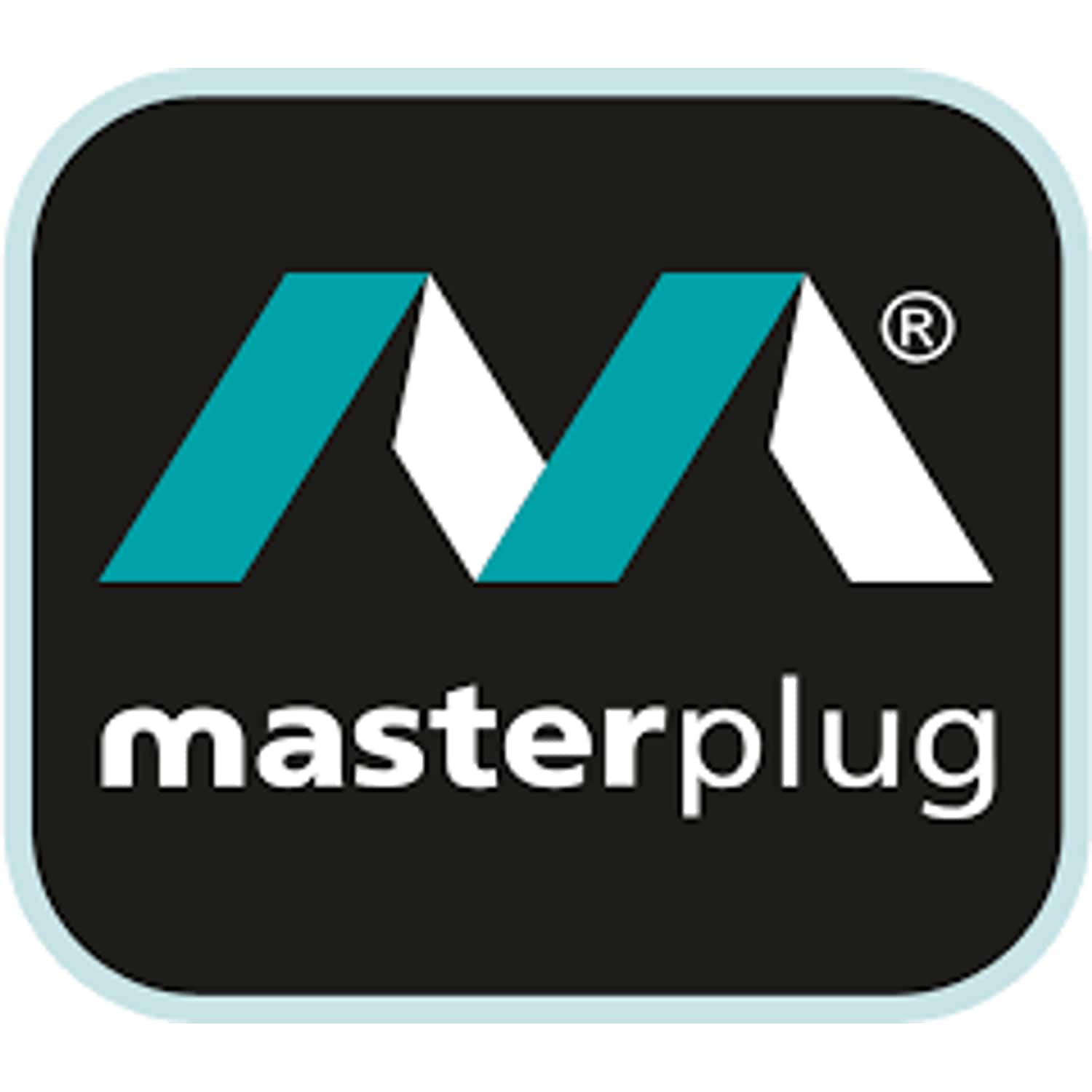Masterplug Extension Lead 6 Gang - White 2M - BSG2N-MP