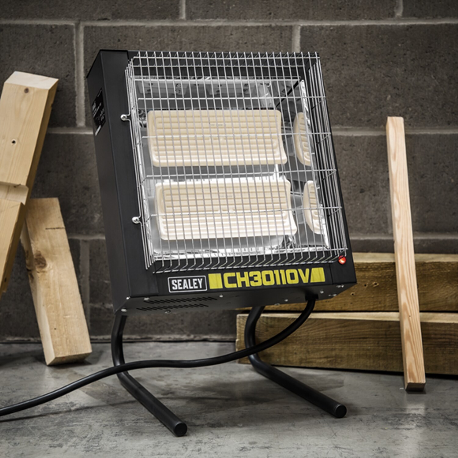 Sealey Ceramic Heater 1.2/2.4kW - 110V