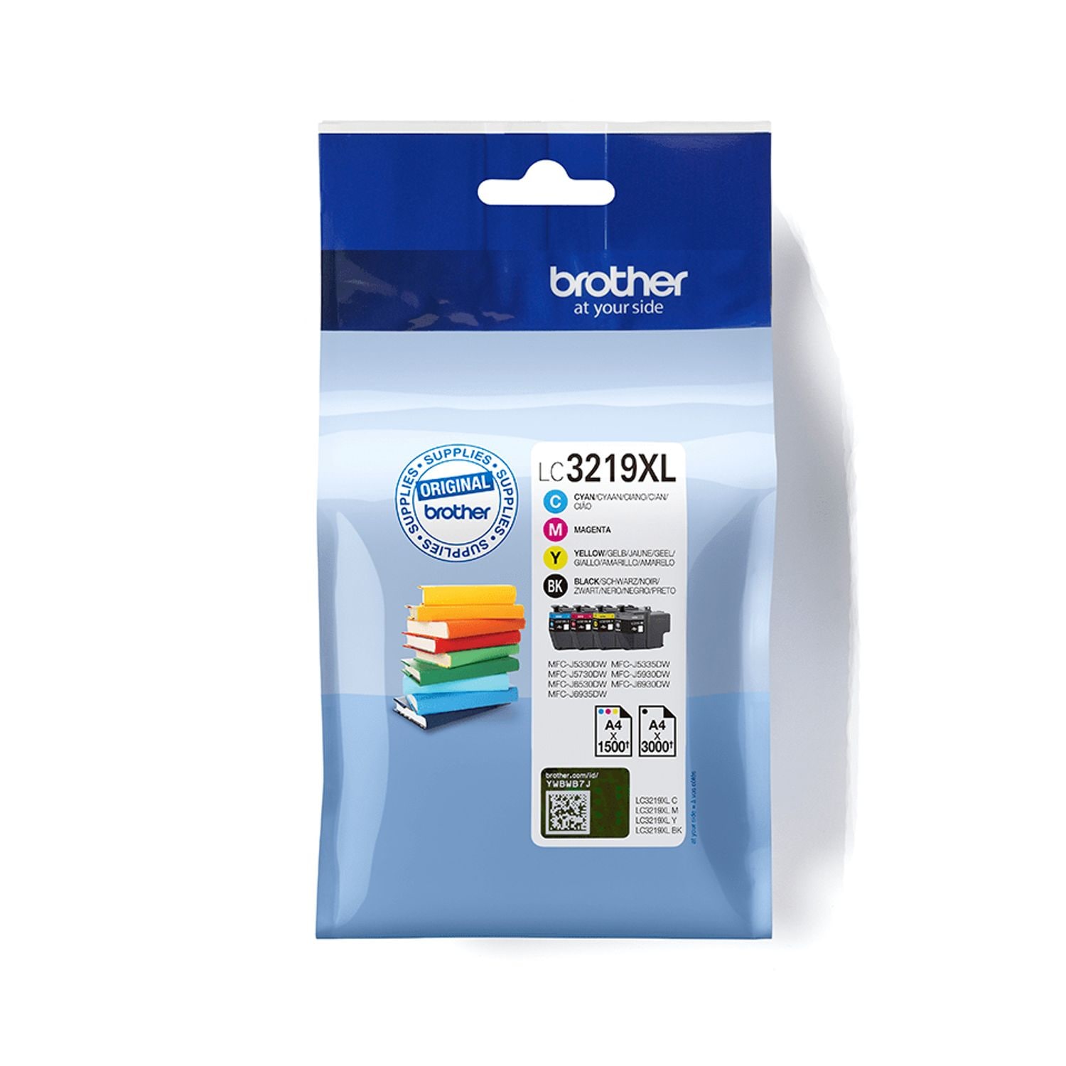 Brother Lc3219xl Value Pack - 4-Pack - Xl - Black, Yellow, Cyan, Magenta - Origi