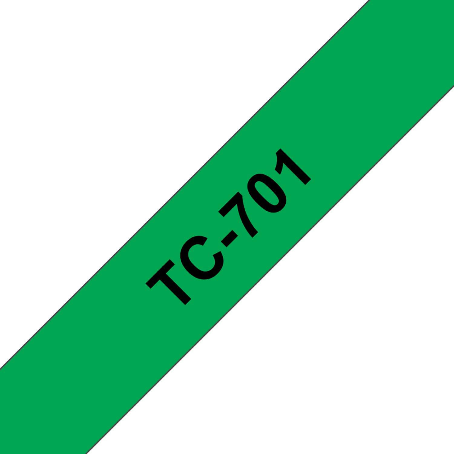 Brother - Black, Green - Roll (1.2 Cm) 1 Roll(S) Labels