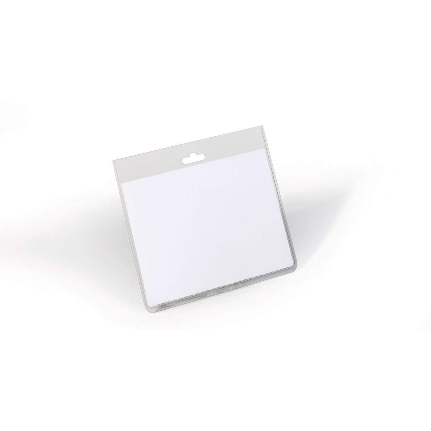 Durable Security Name Badge without Clip 60x90mm Transparent, Pack of 20