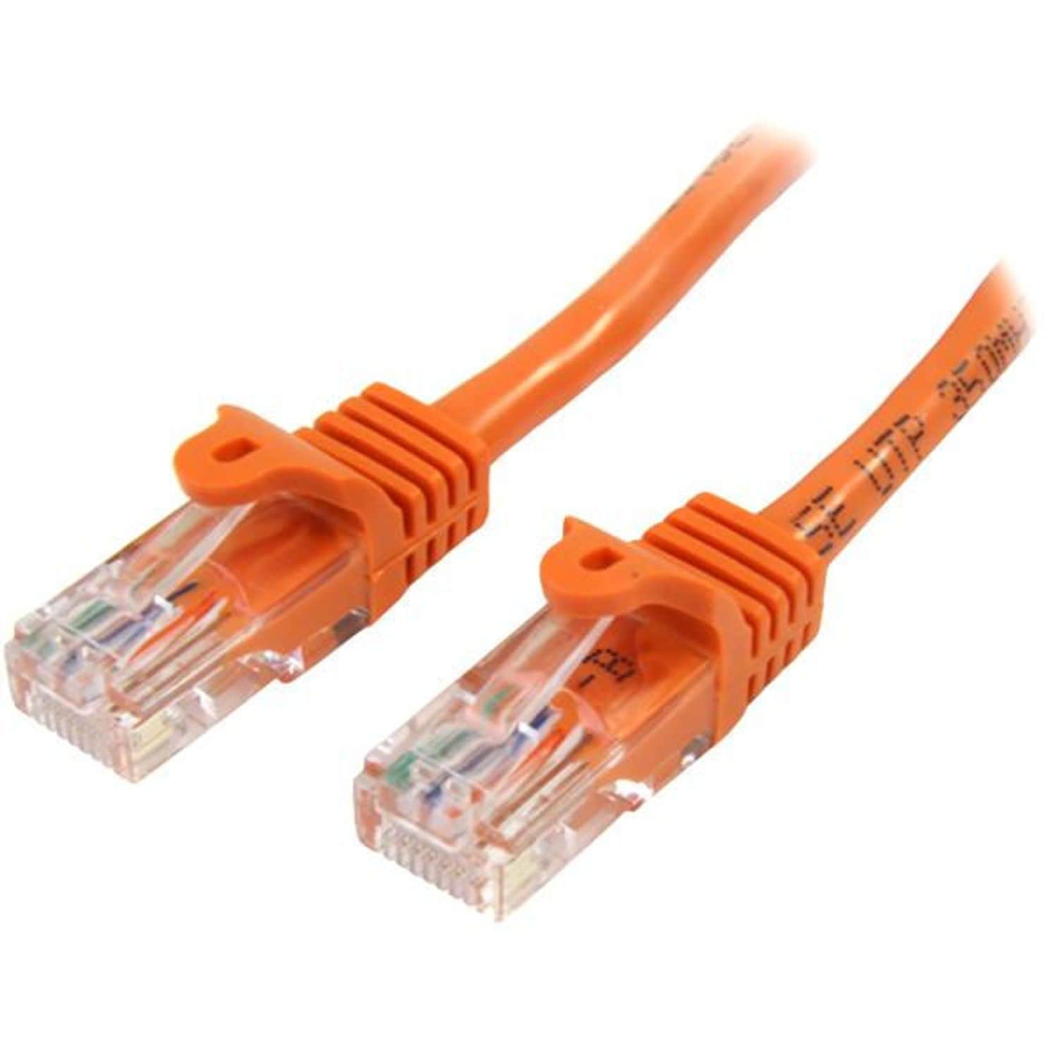 StarTech Orange Snagless Cat5e Patch Cable