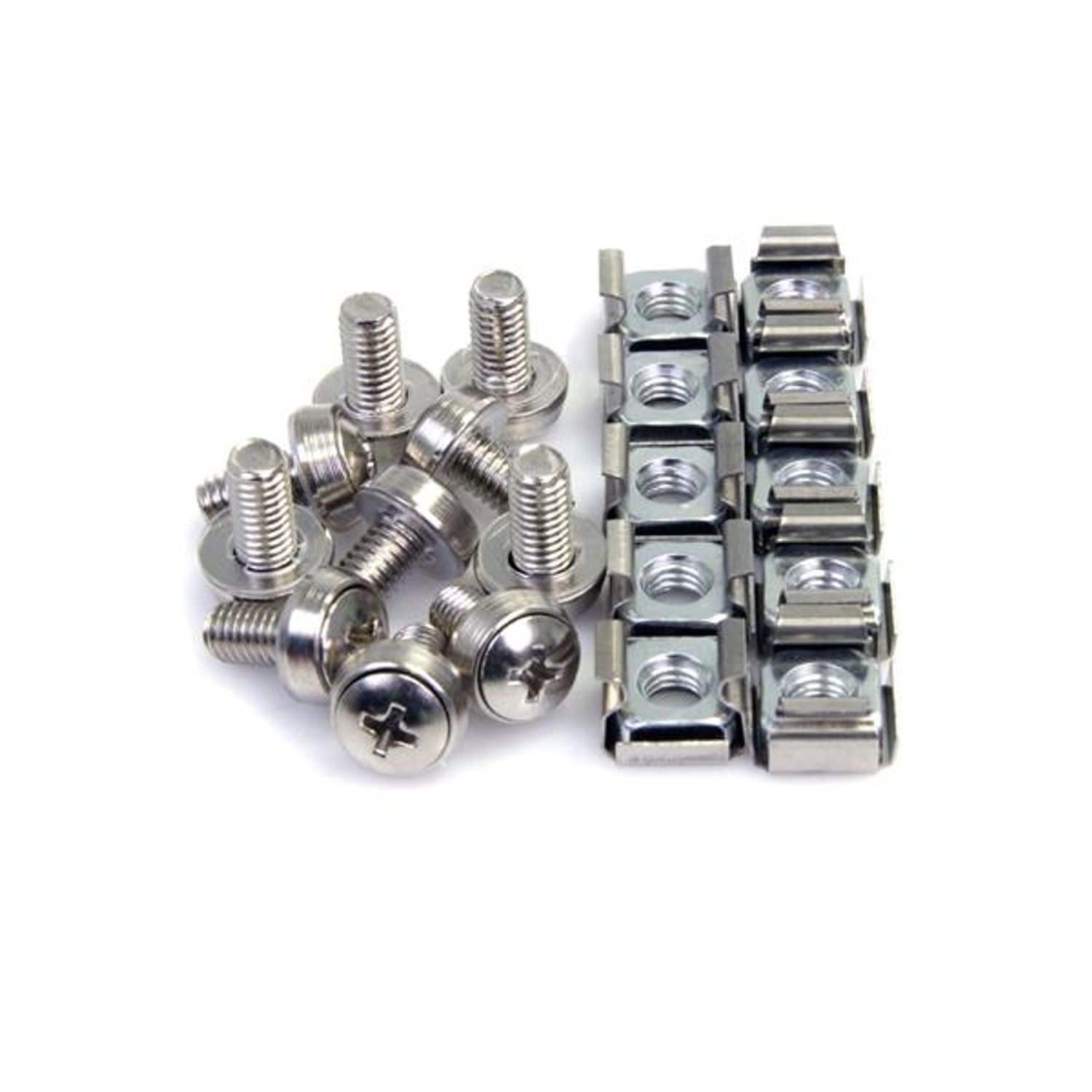 StarTech 100x M6 Mounting Screws and Cage Nuts
