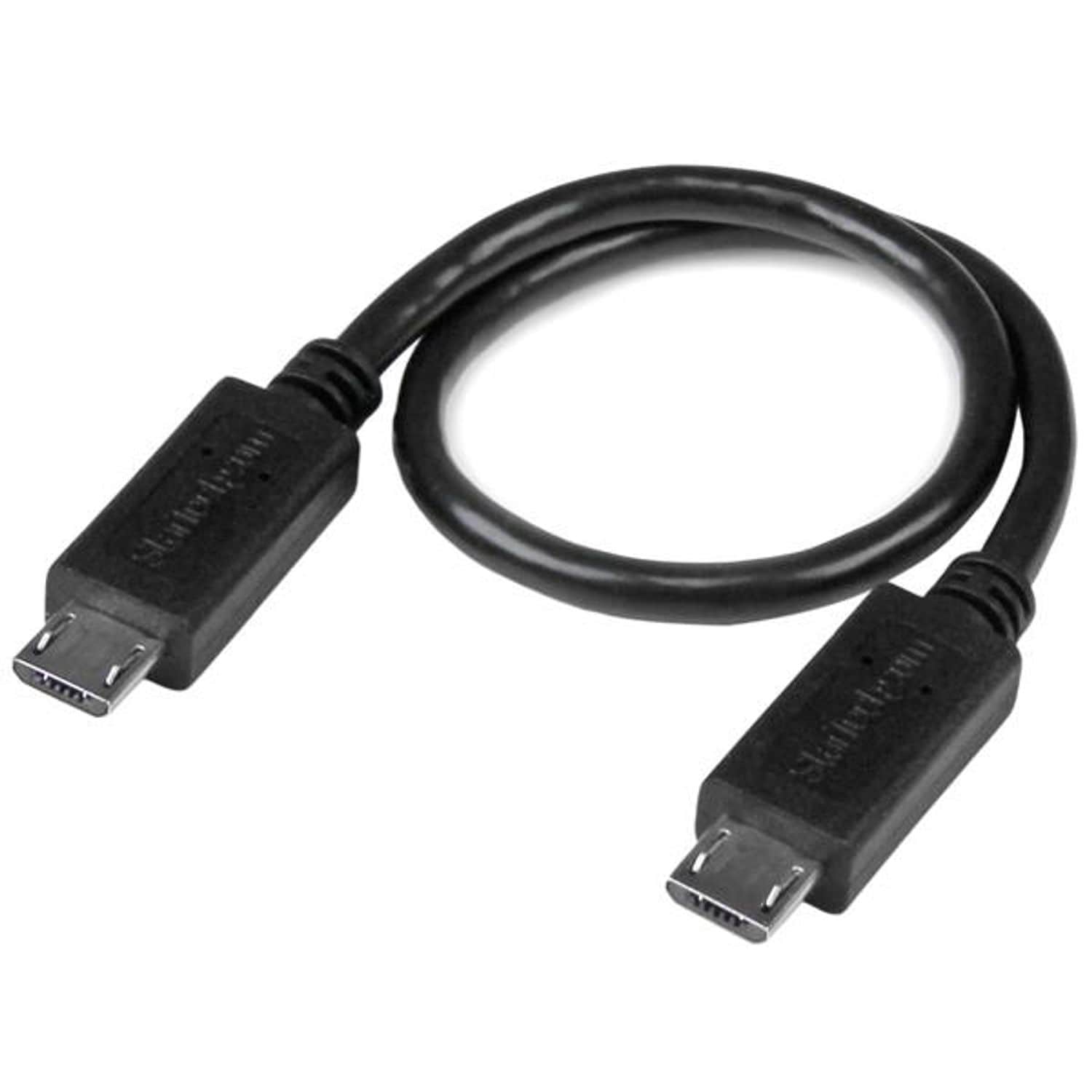 StarTech StarTech 8in Micro USB to Micro B M to M Cable