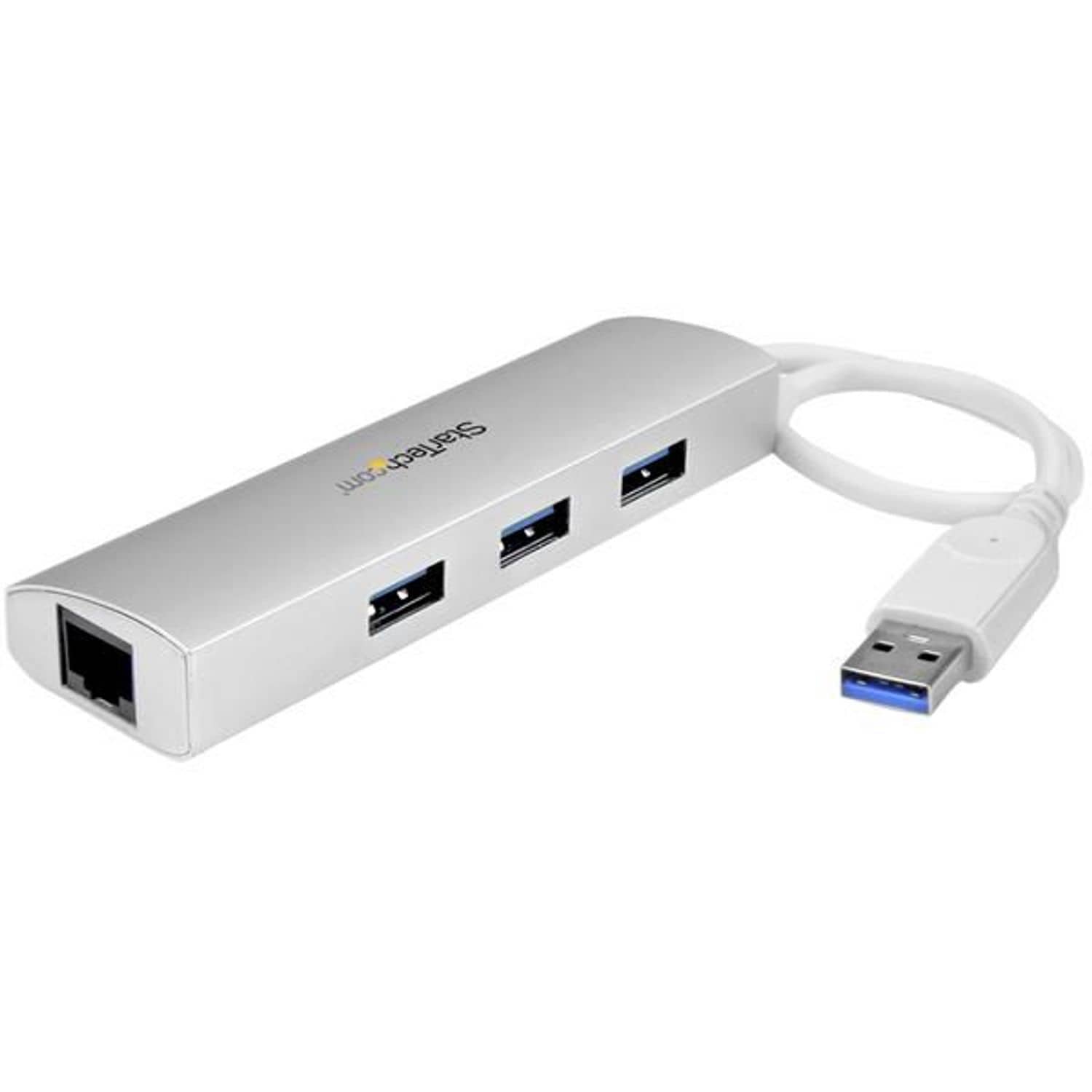 StarTech Startech 3 Port Portable USB3 Hub and GB Ethernet