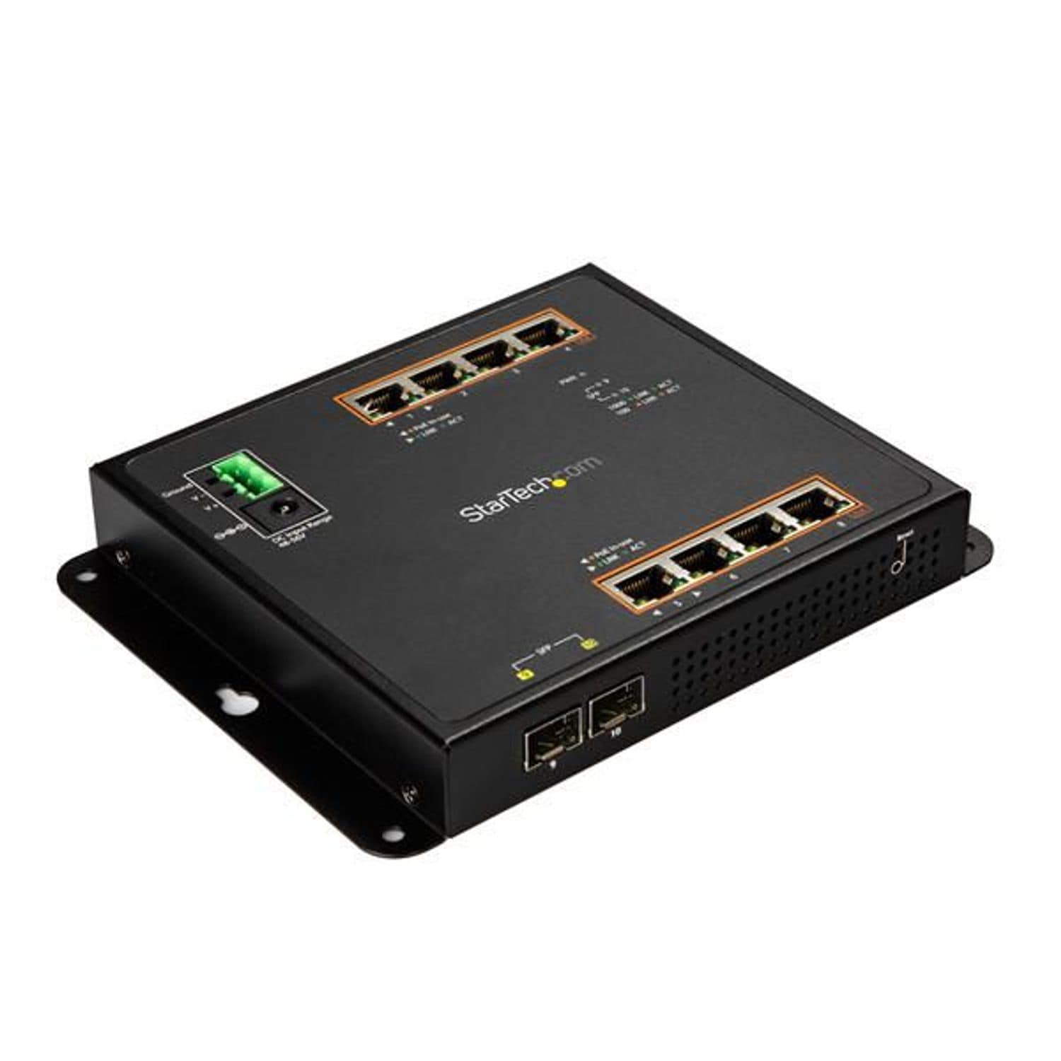 StarTech GbE Switch 8 Port PoE plus 2 SFP Ports