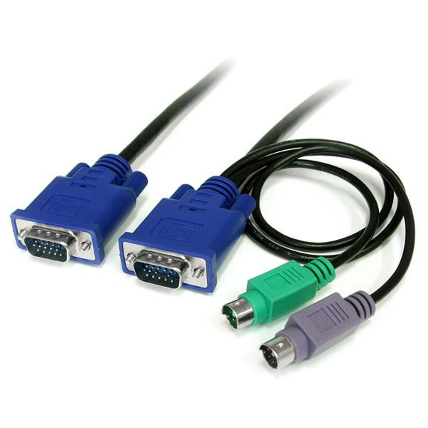StarTech 6ft 3in1 Ultra Thin PS2 KVM Cable