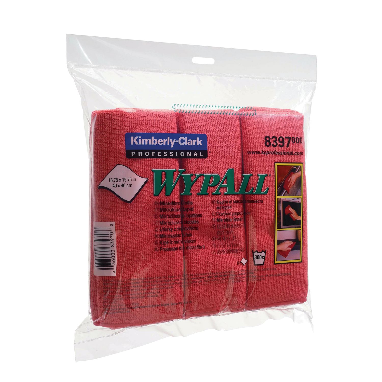 Wypall Microfibre Cleaning Cloths - 1 Pack
