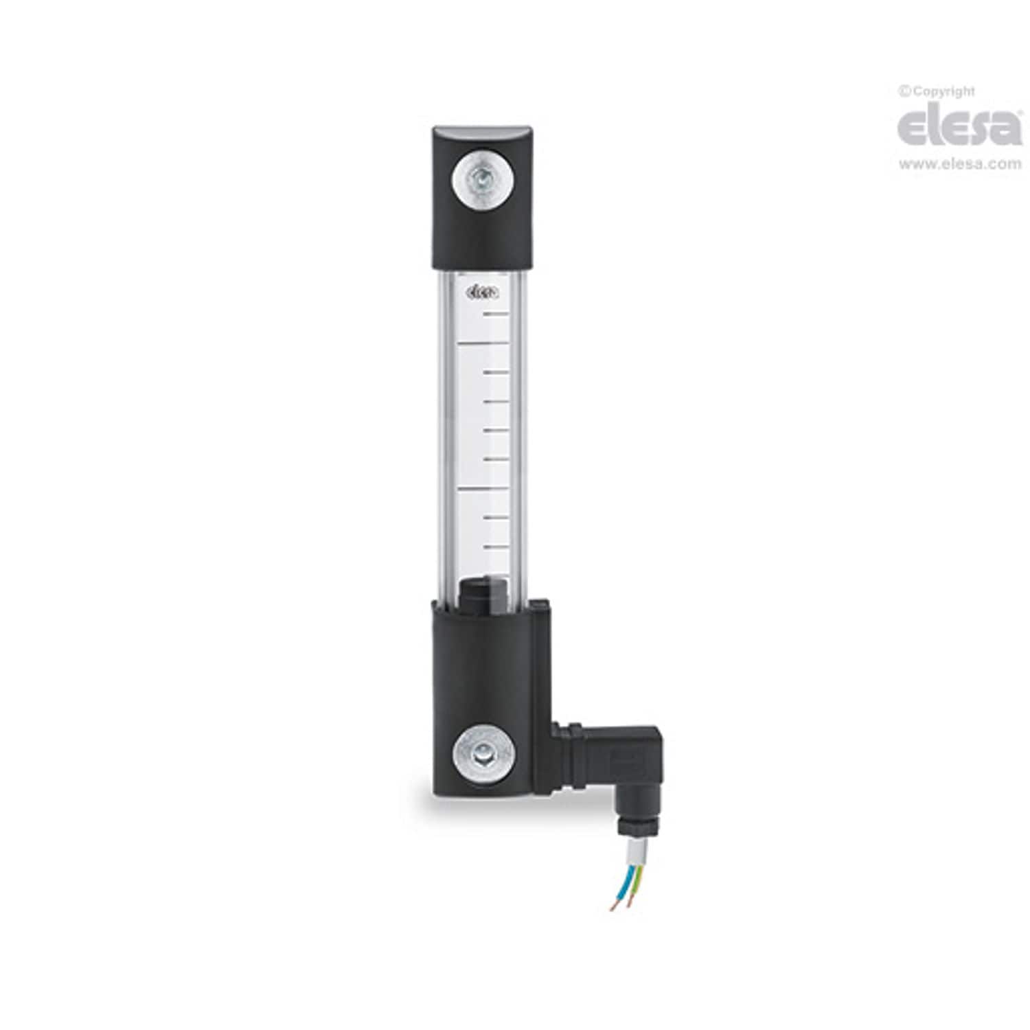 ELESA Oil electrical level indicator-HCK.176-ZN-M12-NBR-GL-P-E-NC-80-NC