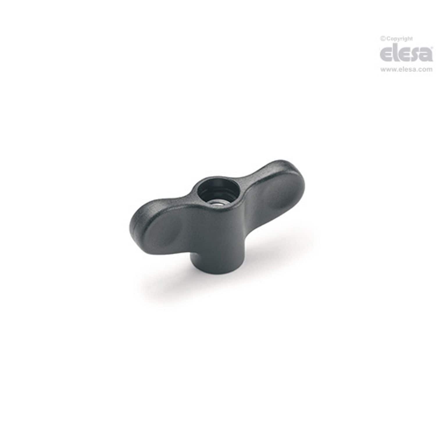 ELESA Wing nut-EWN.40 SST-FP-M6-C0