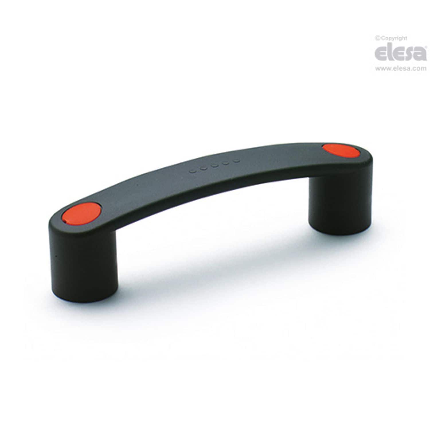 ELESA EBPFLX Flexible bridge handles Technopolymer with elastomer EBP.140-8-FLX-