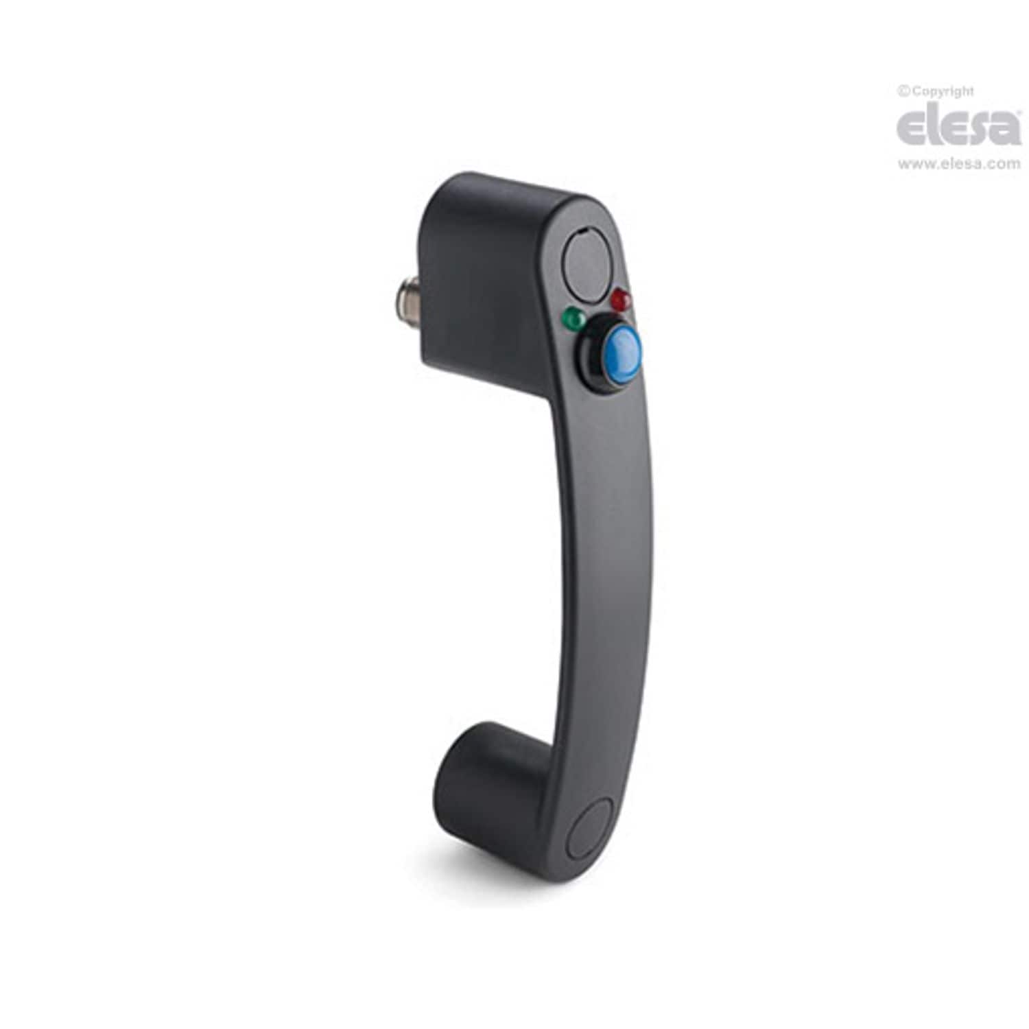 ELESA Handle with switch-EBR.150-SWM-B-C
