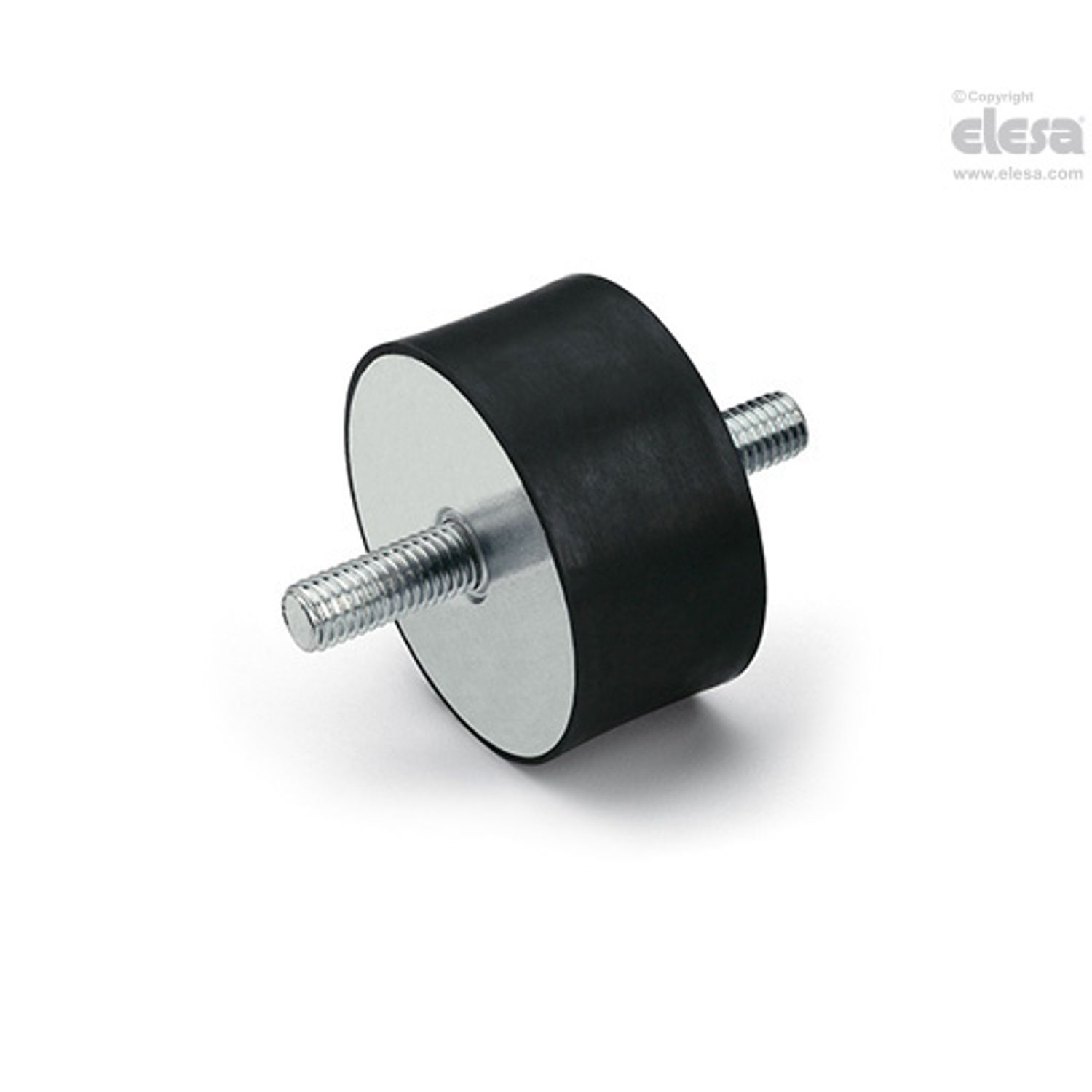 ELESA Rubber buffer-DVA.1-100-60-M16-41-55
