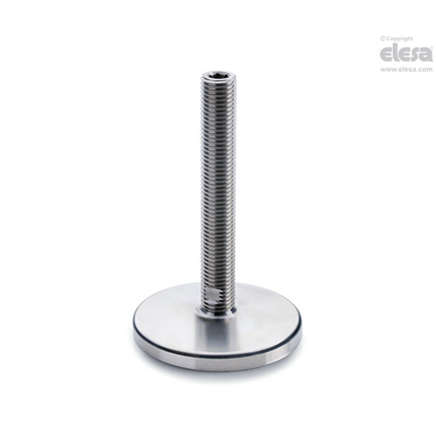 ELESA Levelling feet-LMY.100-AS-SST-M16x125-HS