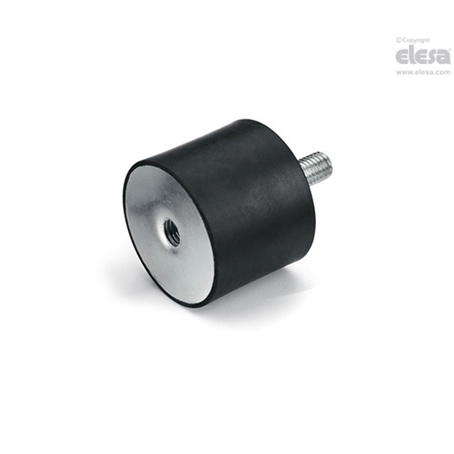 ELESA Rubber buffer-DVA.2-100-55-M16-41-70
