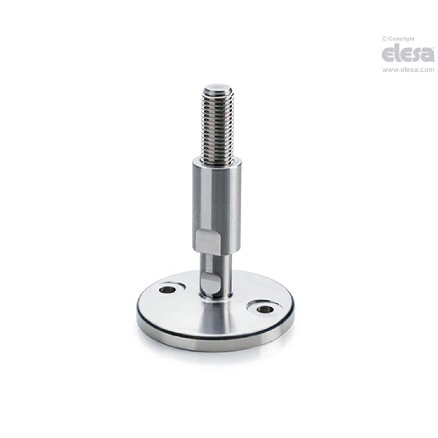 ELESA Levelling feet, ground mounting-LMY.F-100-SST-M16x194-HV