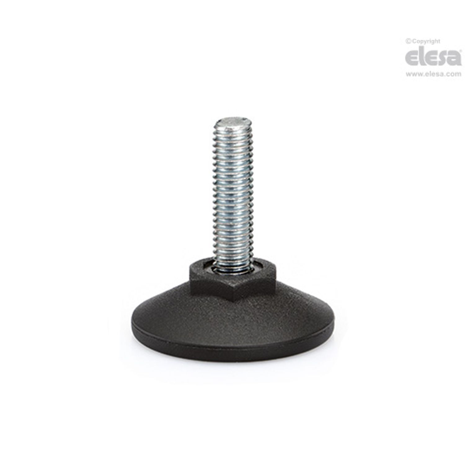ELESA Levelling feet-LX.50-SW19-M12x96
