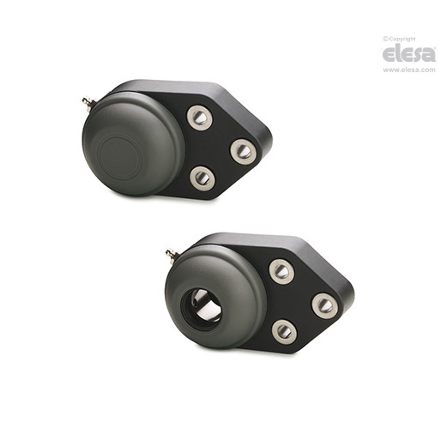 ELESA Side Flanged Support Bearing-UCFB.205-D-25-T