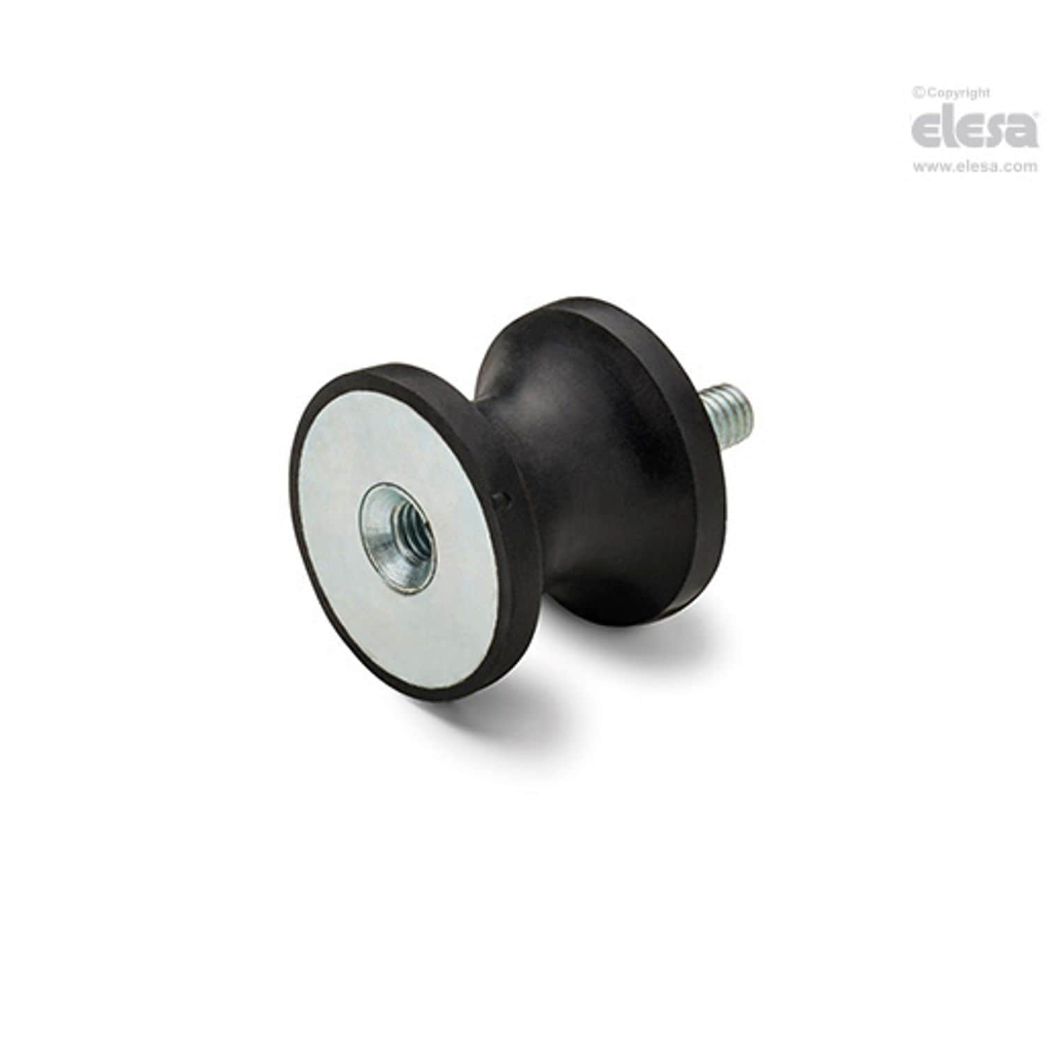 ELESA Rubber buffer-DVC.2-40-30-25-SST-M8-23-55