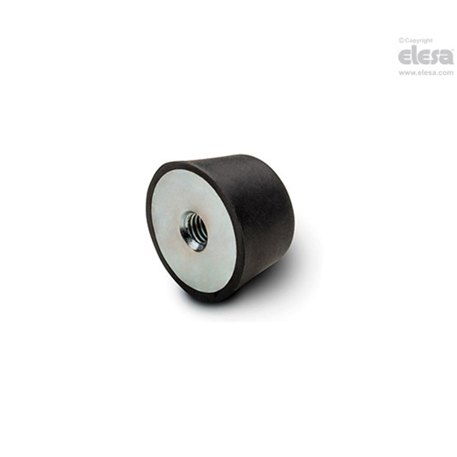 ELESA Rubber buffer-DVB.7-32-22-M8-40