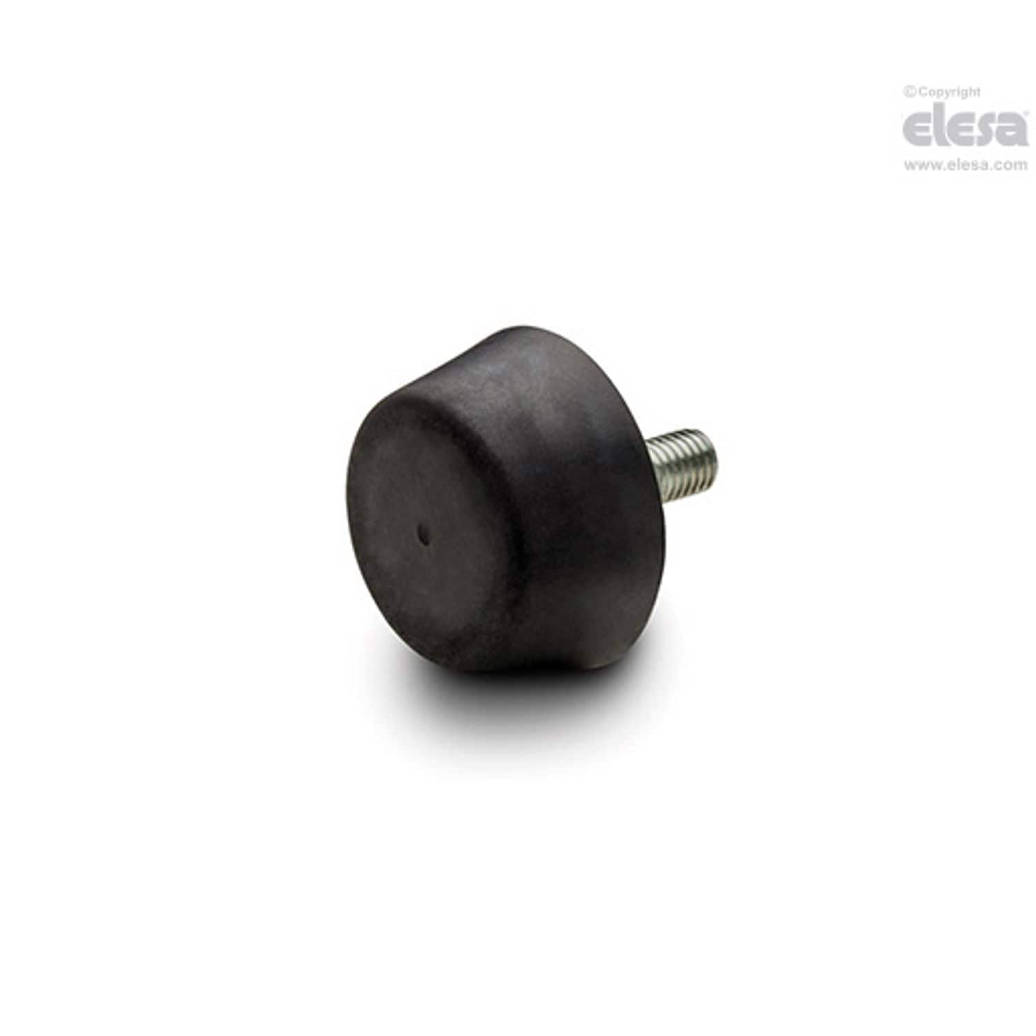 ELESA Rubber buffer-DVB.6-20-17-SST-M5-20-55