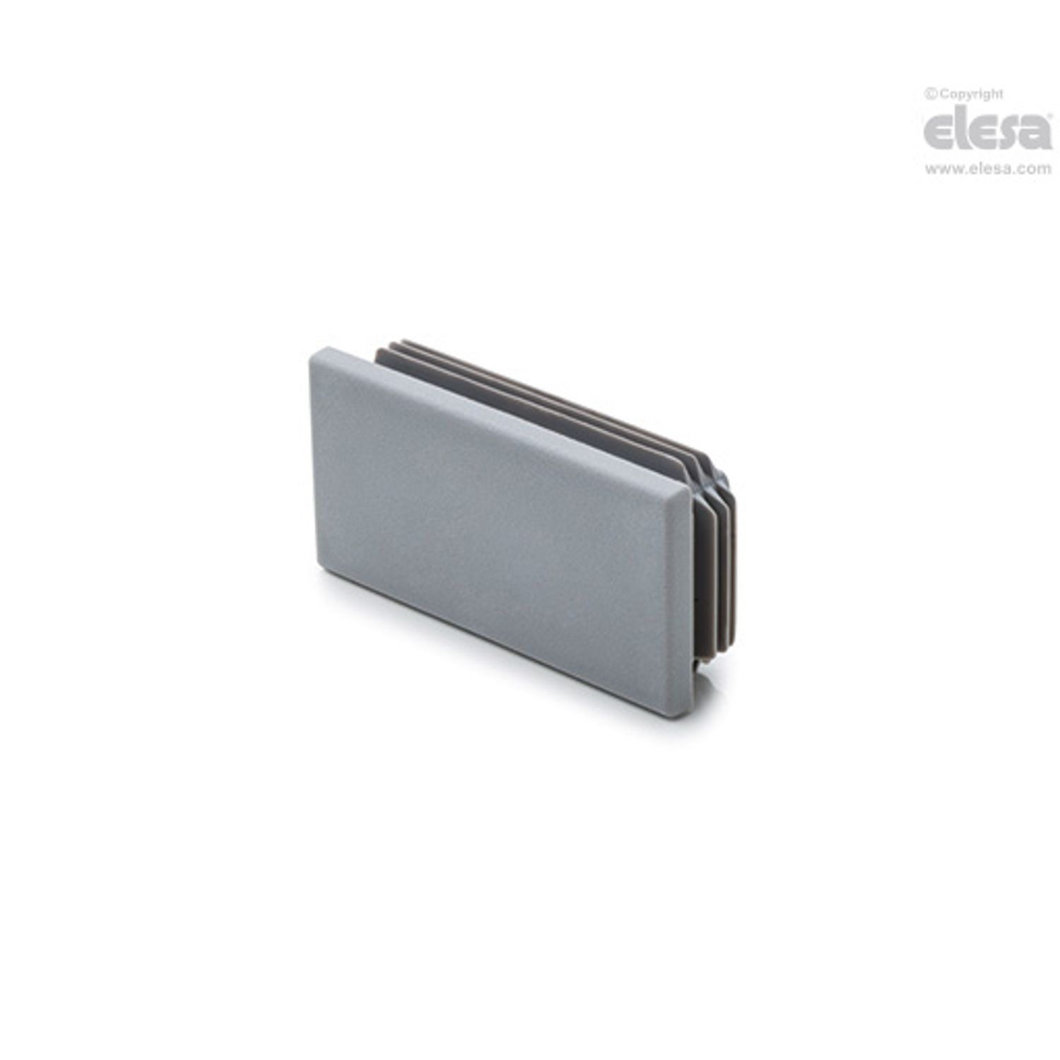 ELESA Tube plug-NIL.R-25x10-C9 Black- you get 5