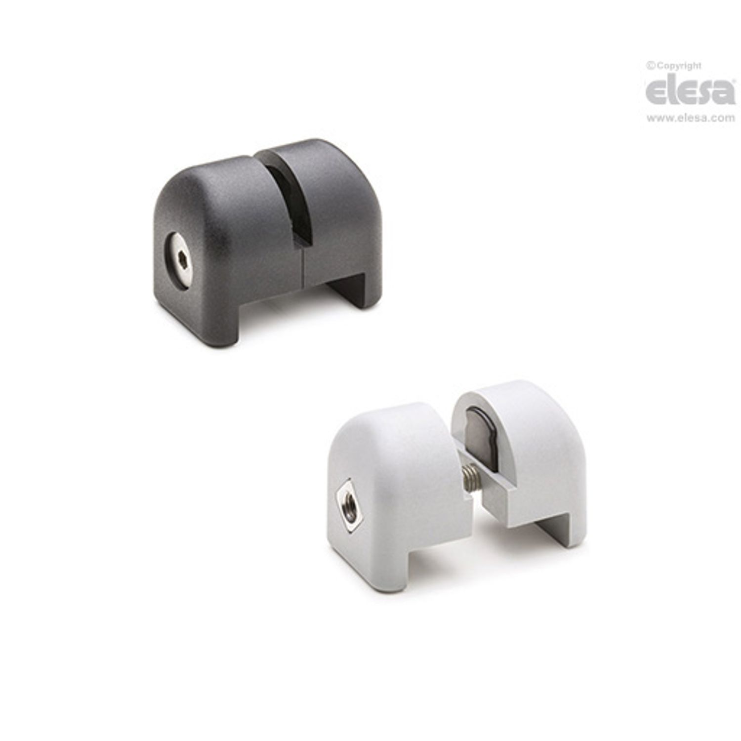 ELESA PPR Support clamp for panels and electro-welded mesh mounting of the panel