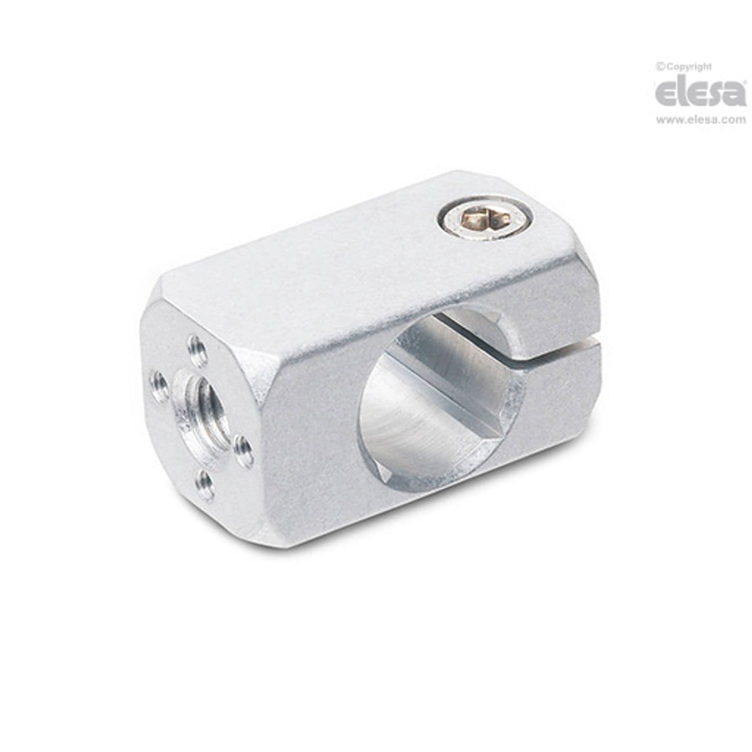 ELESA Connecting Clamp-MSM-F-12-M6-ANB