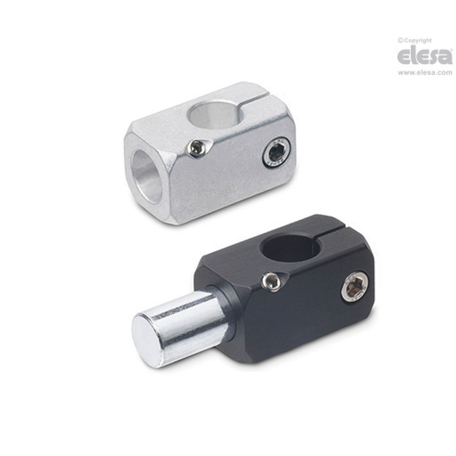 ELESA Connecting Clamp-MSM-H-8-8-A-MT