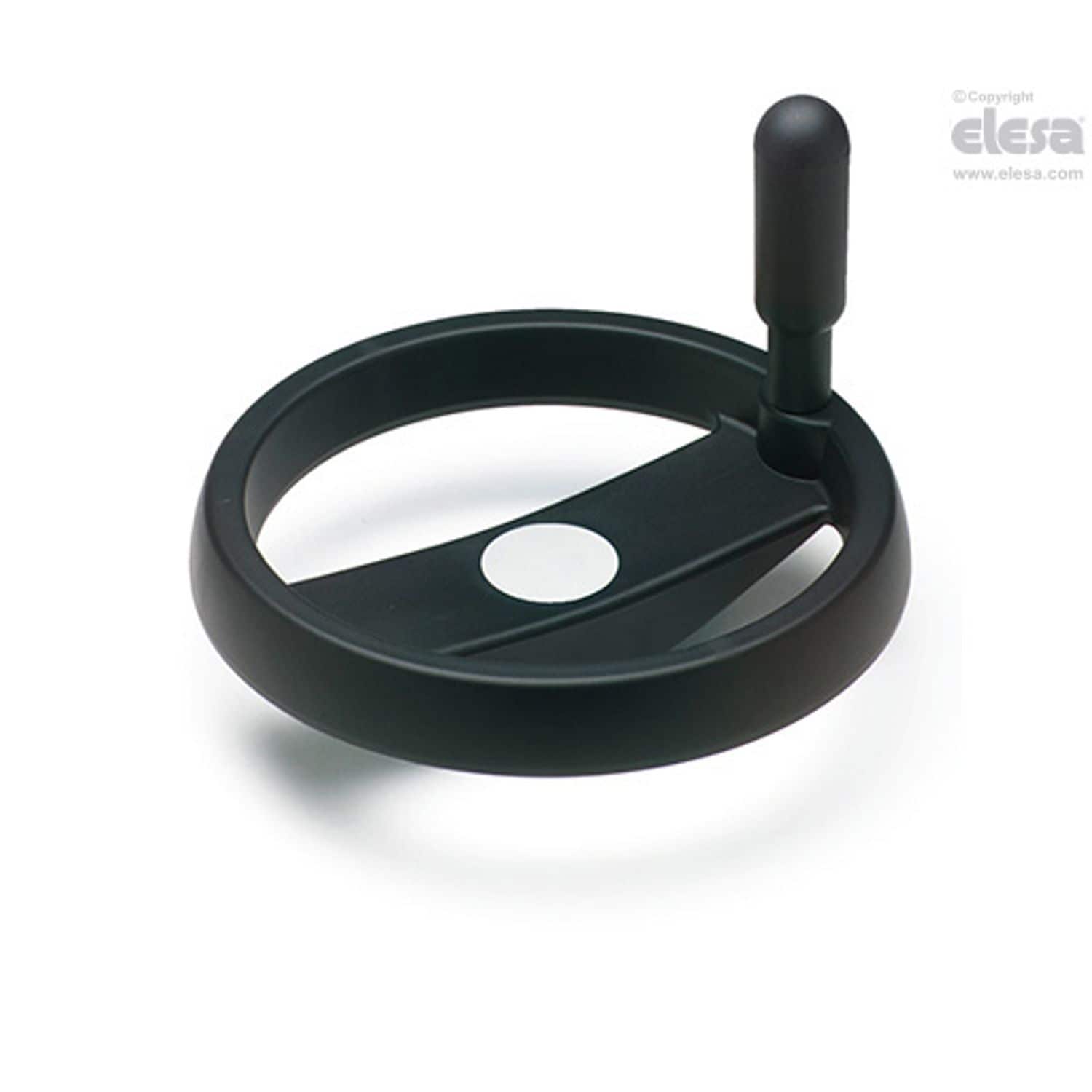 ELESA VRTP Spoked handwheels Technopolymer Revolving handle VRTP.80+I-A10-K