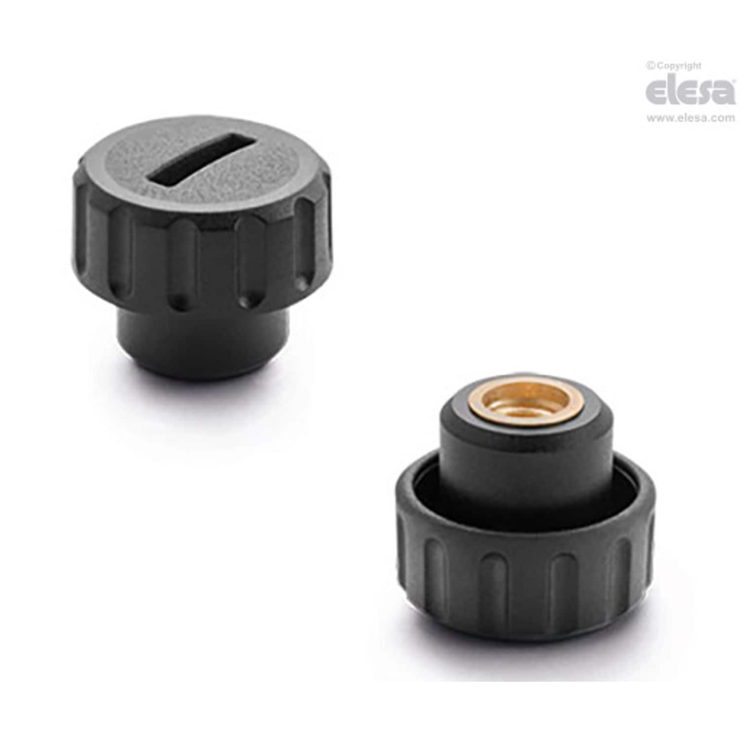 ELESA Fluted knob-BT.12 AV-B-M4