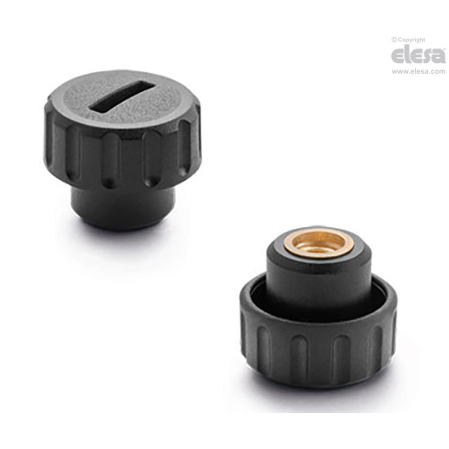 ELESA Fluted knob-BT.16 AV-B-M5