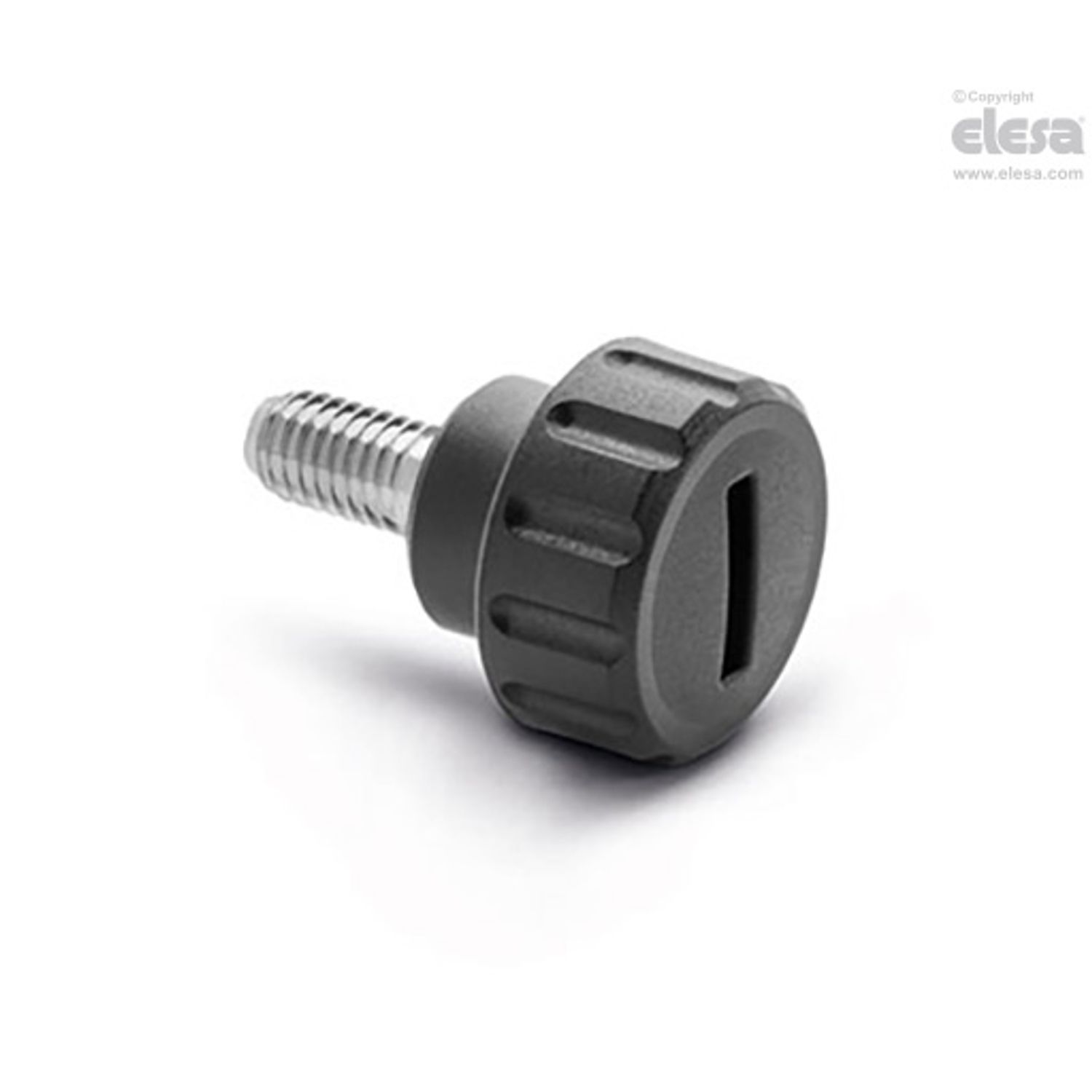 ELESA Fluted knob-BT.16 AV-p-M5x16