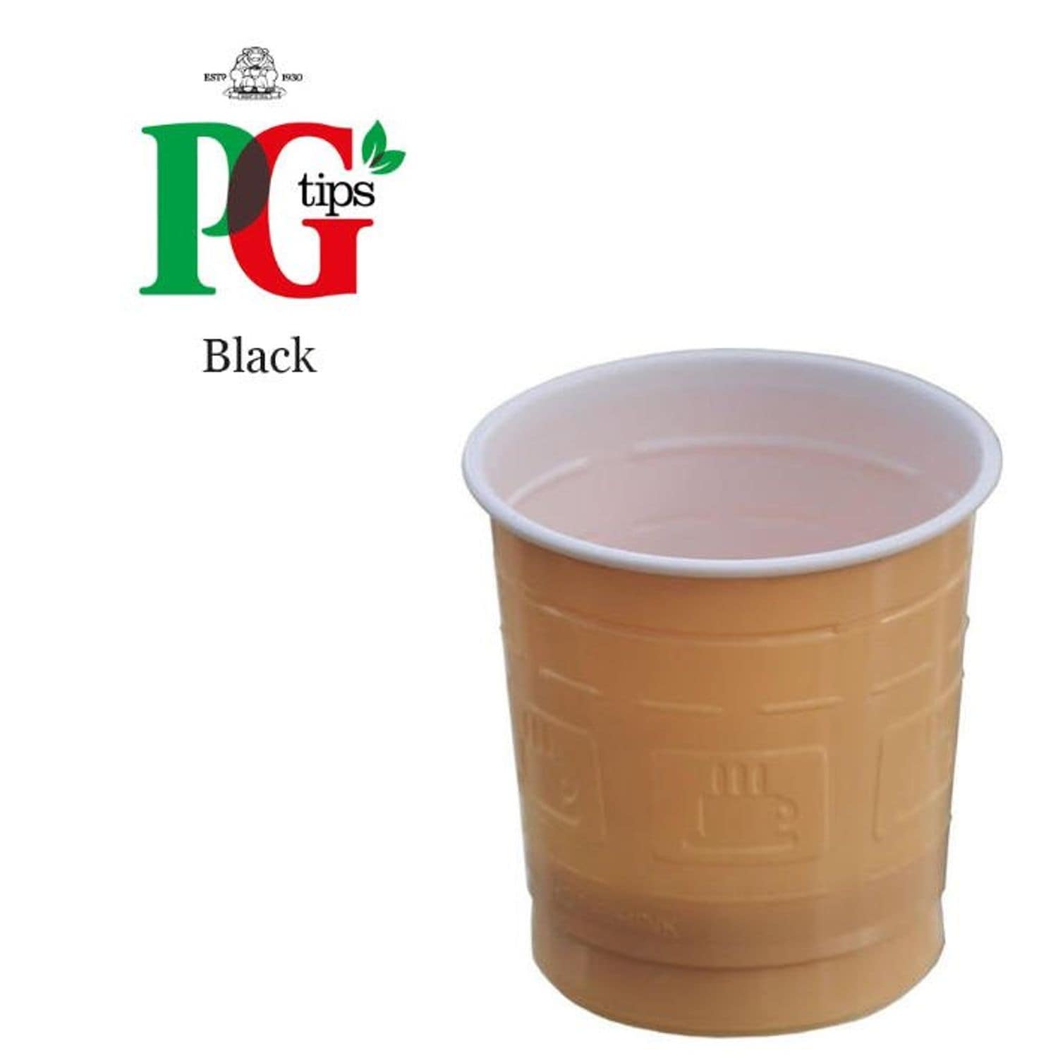 In-Cup PG Black 25s 73mm Plastic Cups