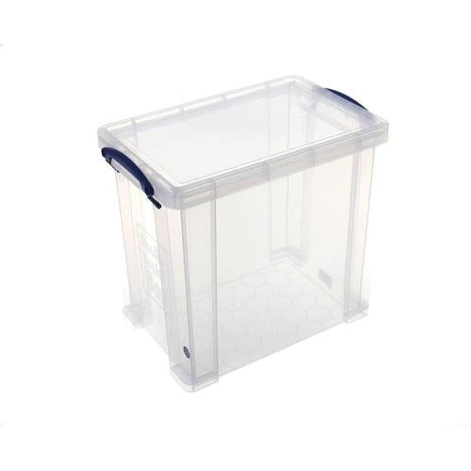 Really Useful Boxes Clear Plastic Storage Box 25L