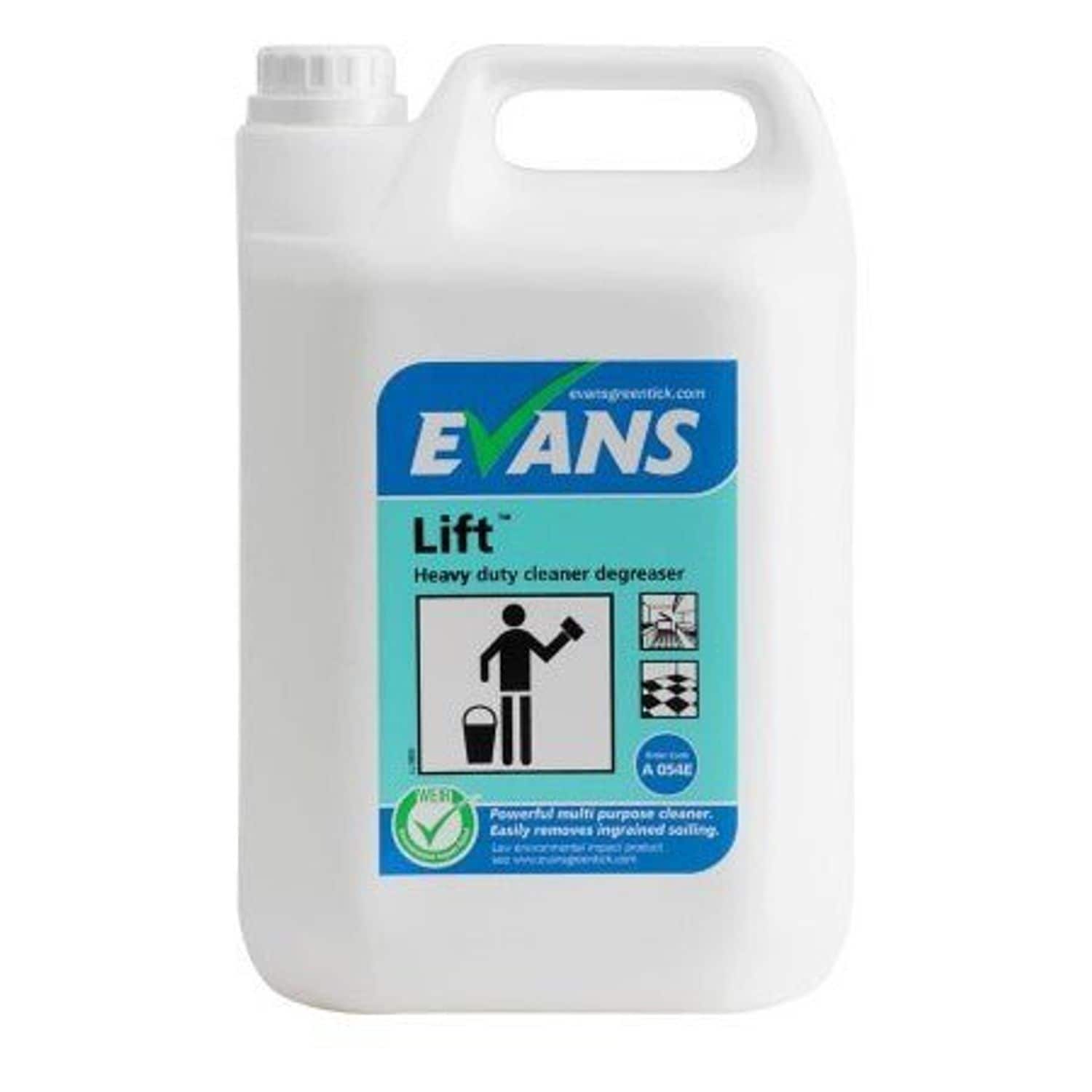 Evans Vanodine Lift Heavy Duty Cleaner Degreaser 5L