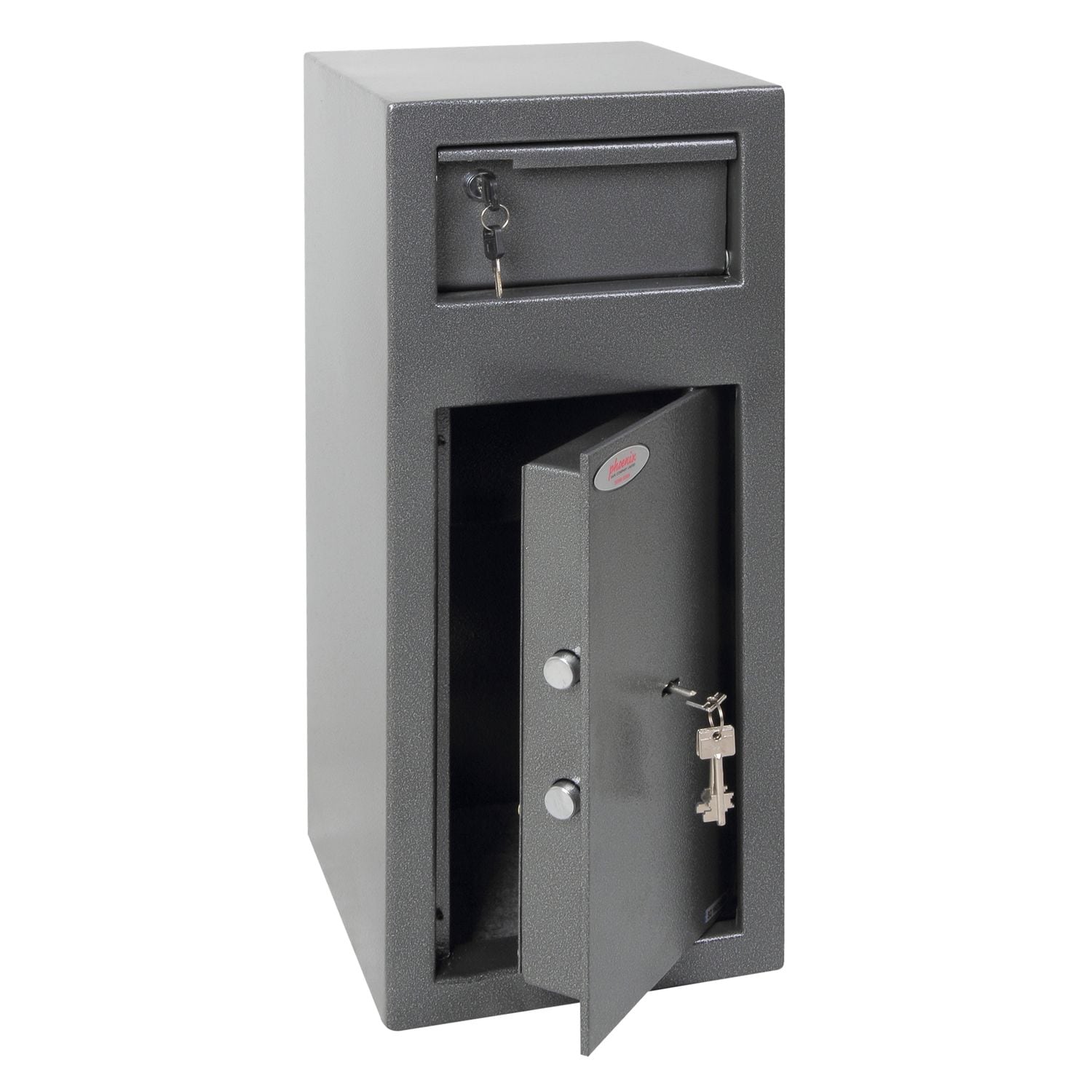 Phoenix Cashier Day Deposit Security Safe Key Lock Graphite Grey SS0992KD