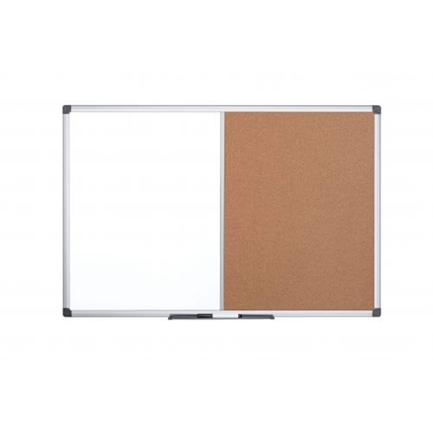 Bi-Office Maya Combination Board Cork/Magnetic Whiteboard Aluminium Frame 1200x9 - Picture 1 of 1