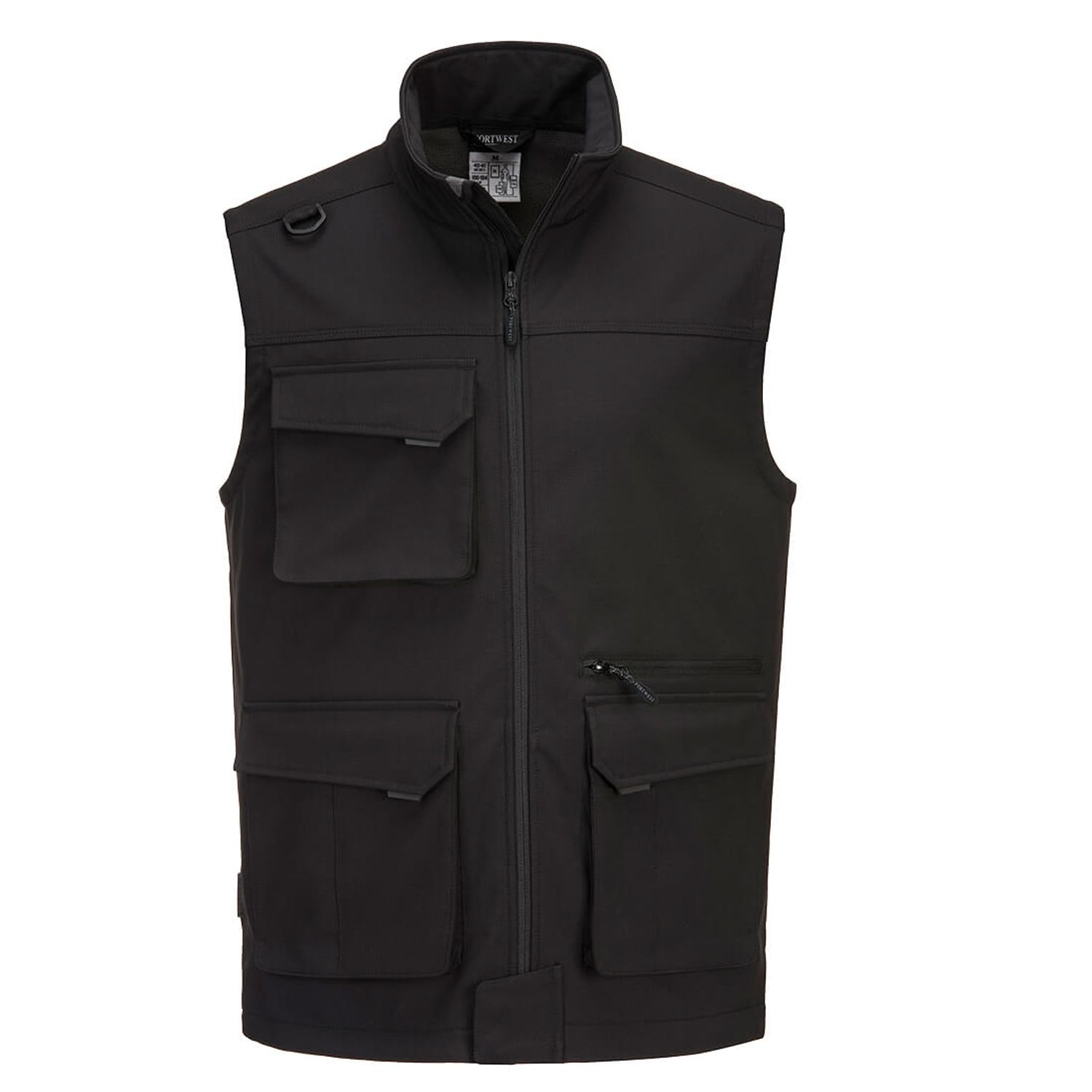 Portwest KX3 Softshell Bodywarmer (3L), Black, Small, Regular