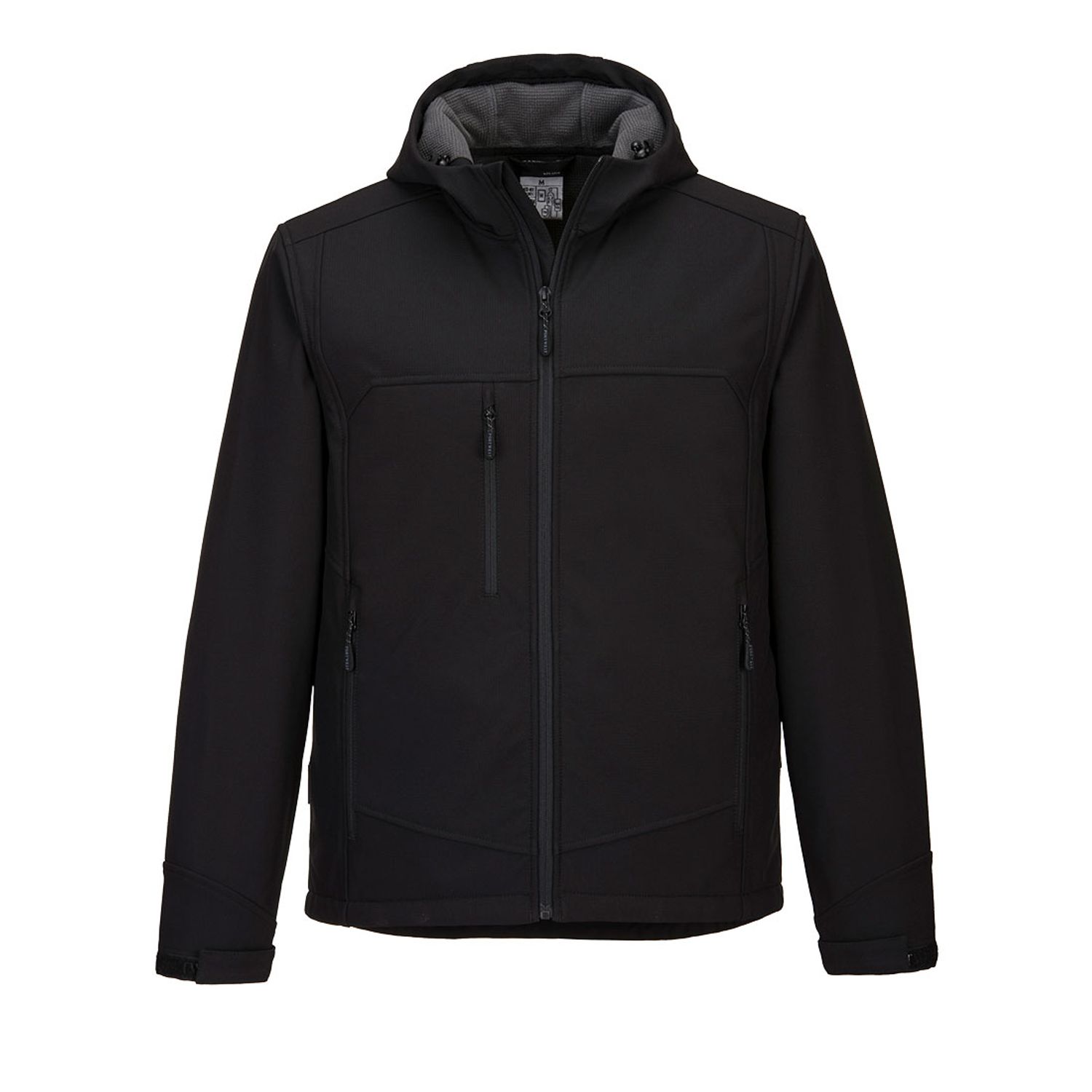 Portwest KX3 Hooded Softshell (3L), Black, Small, Regular