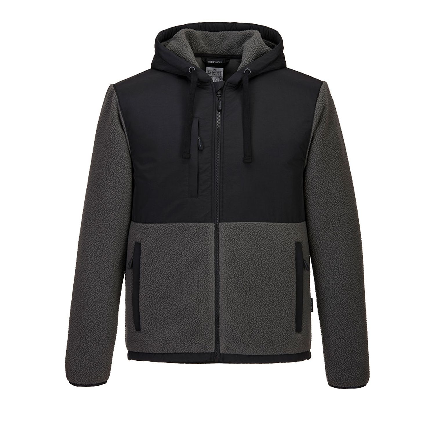Portwest KX3 Borg Fleece, Black/Grey, Medium, Y